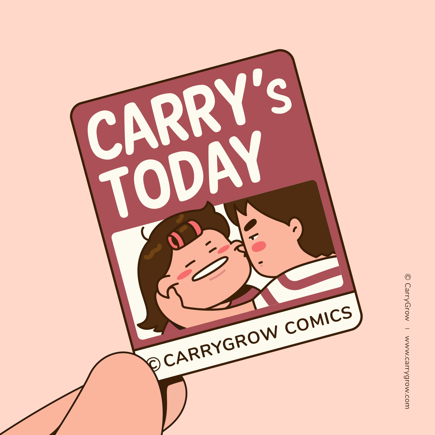 carrygrow - label sticker