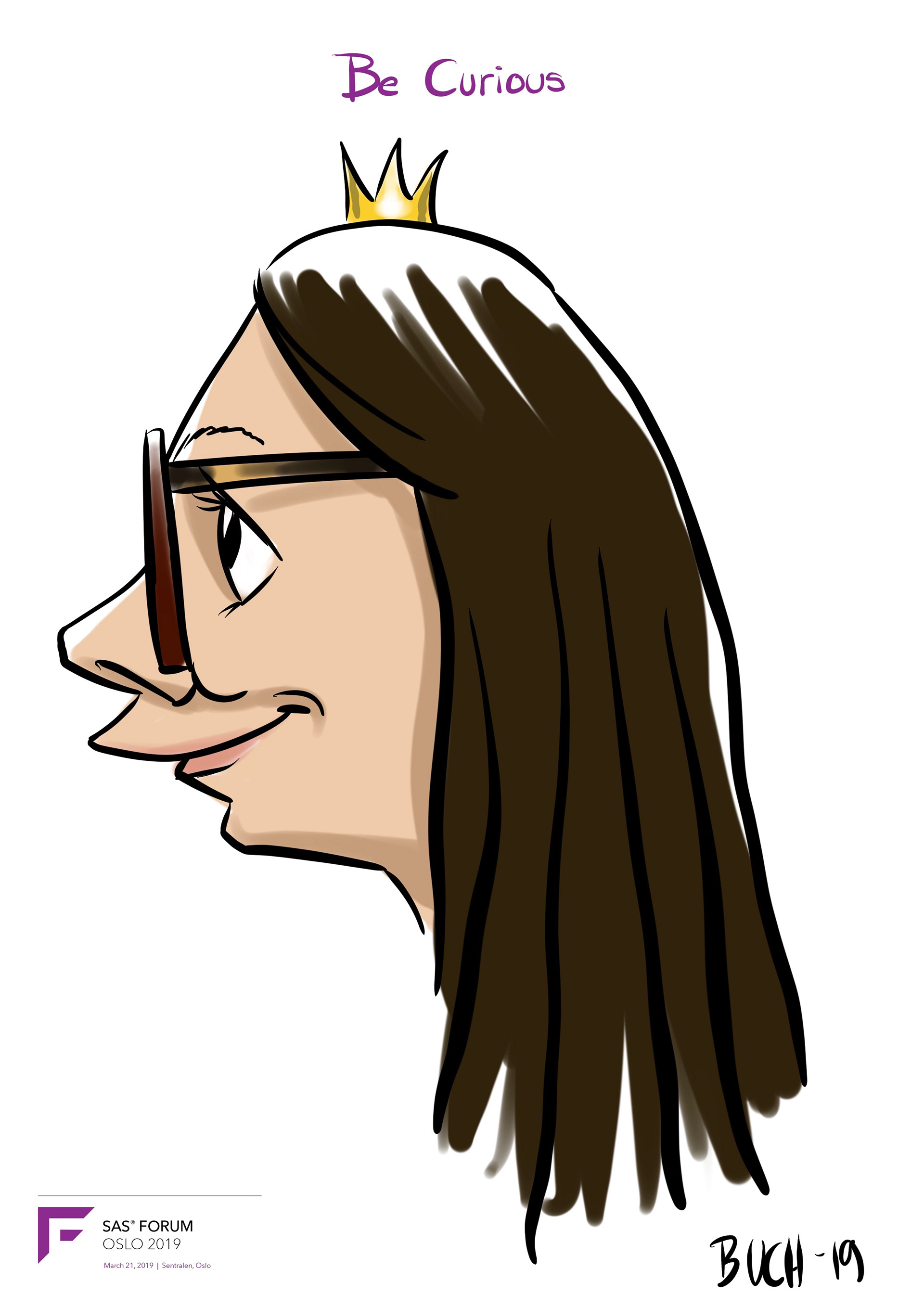 Live Karikatur på iPad til firma event.