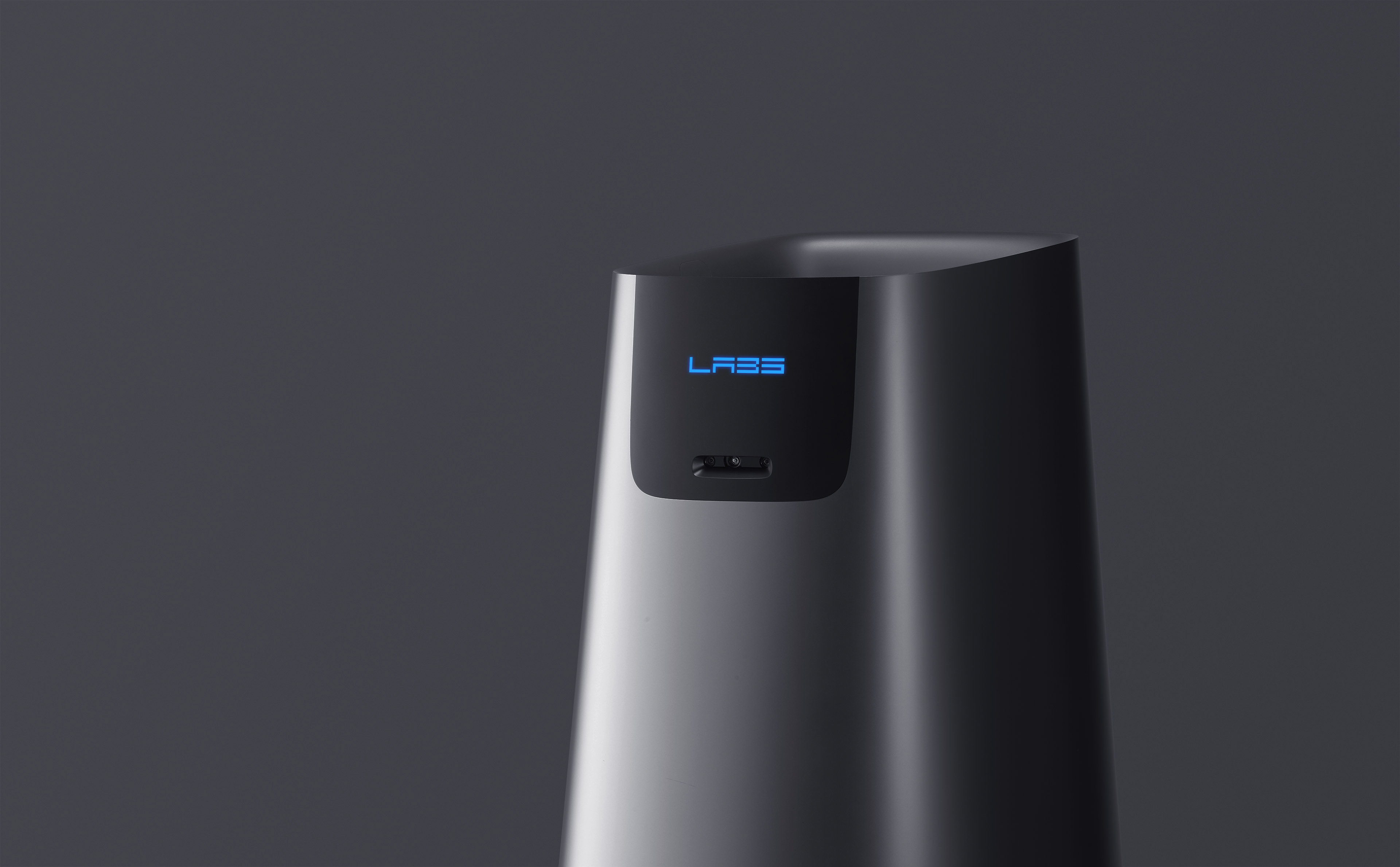 NAVER LABS’ AROUND B, a delivery robot designed by designer Kim Seungwoo of Industrial design studio VLND.
