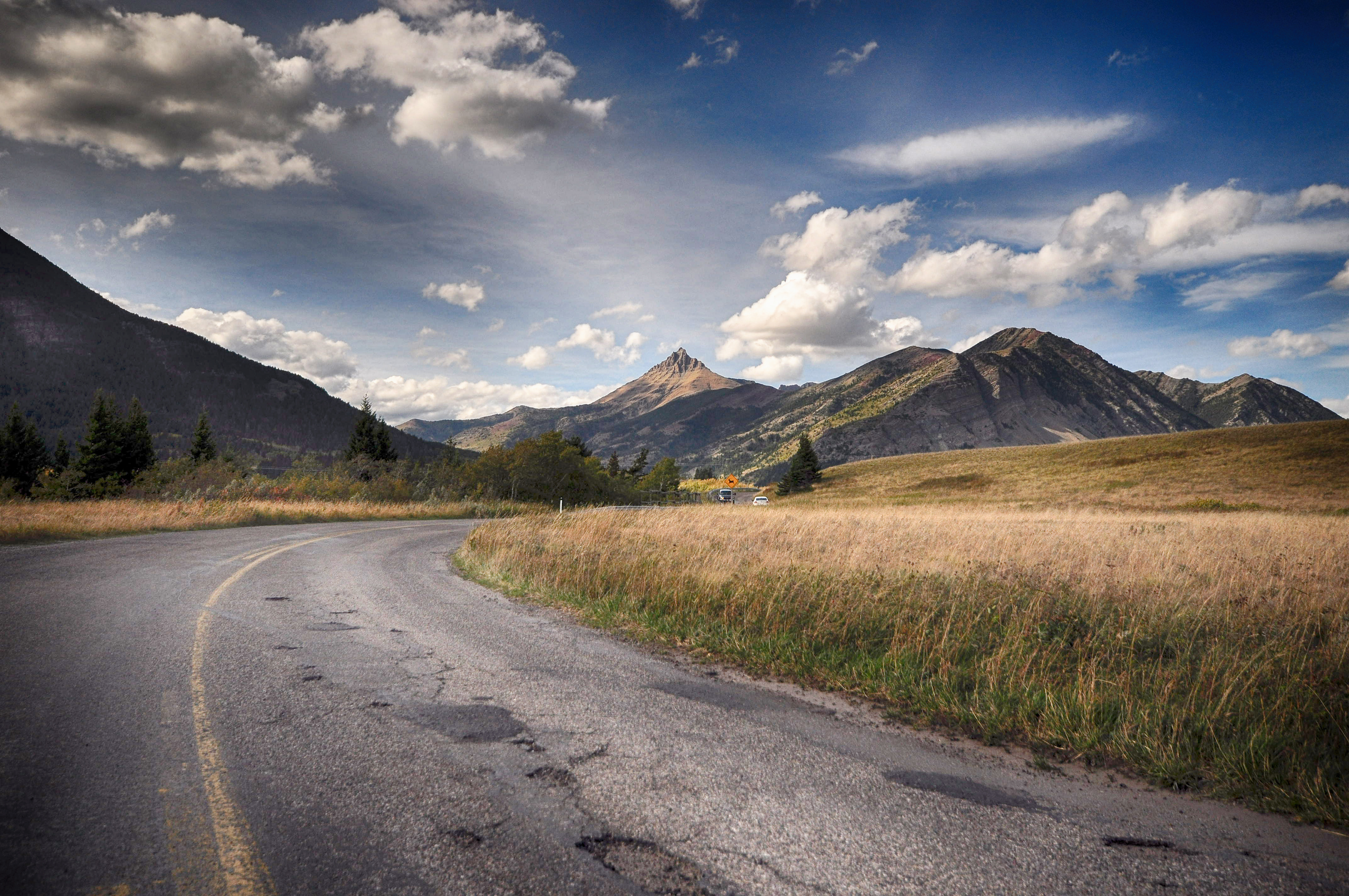 Road to Waterton Lakes