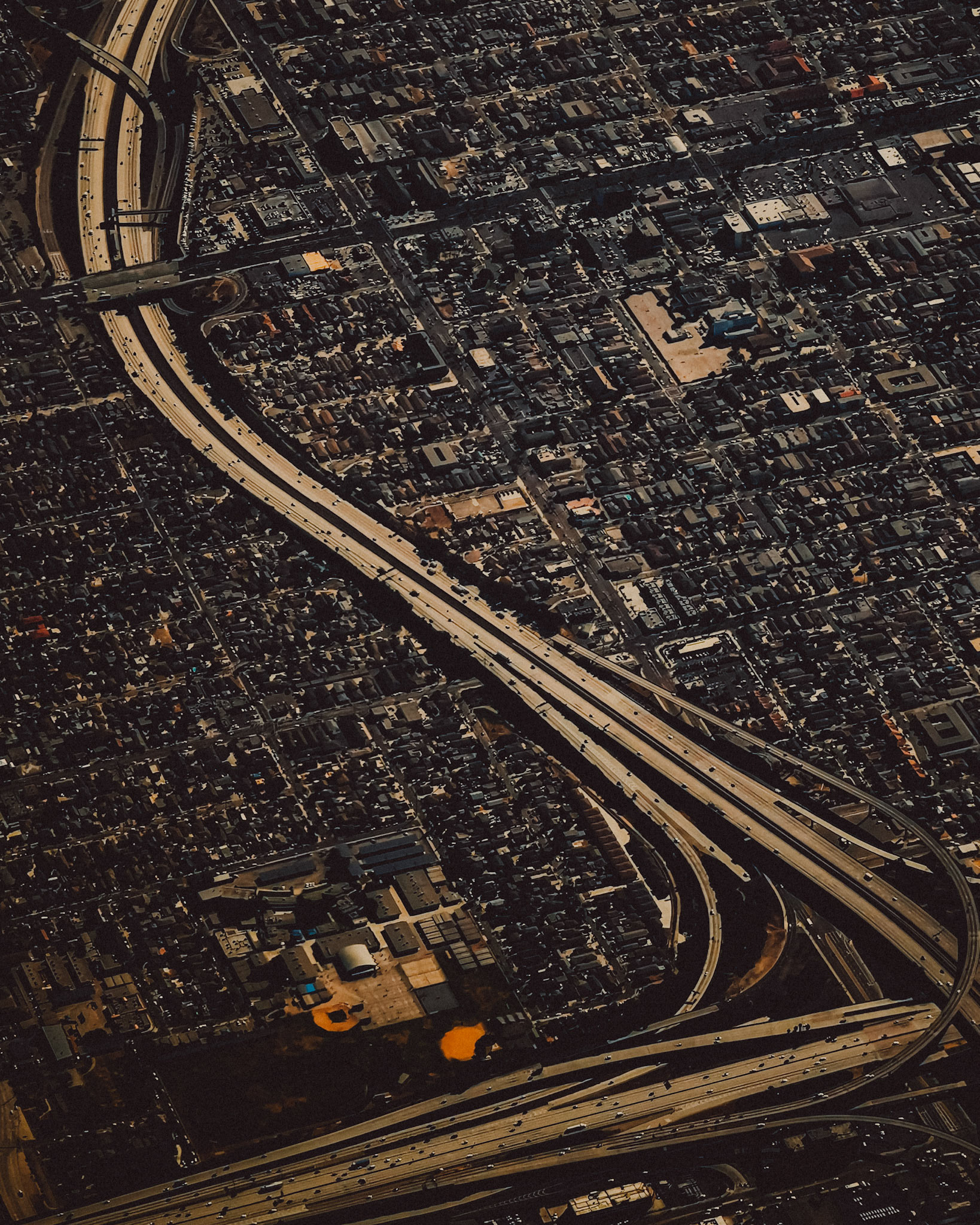 LAX to ORD over Los Angeles, California, USA, November 2019, Huawei P30 Pro.