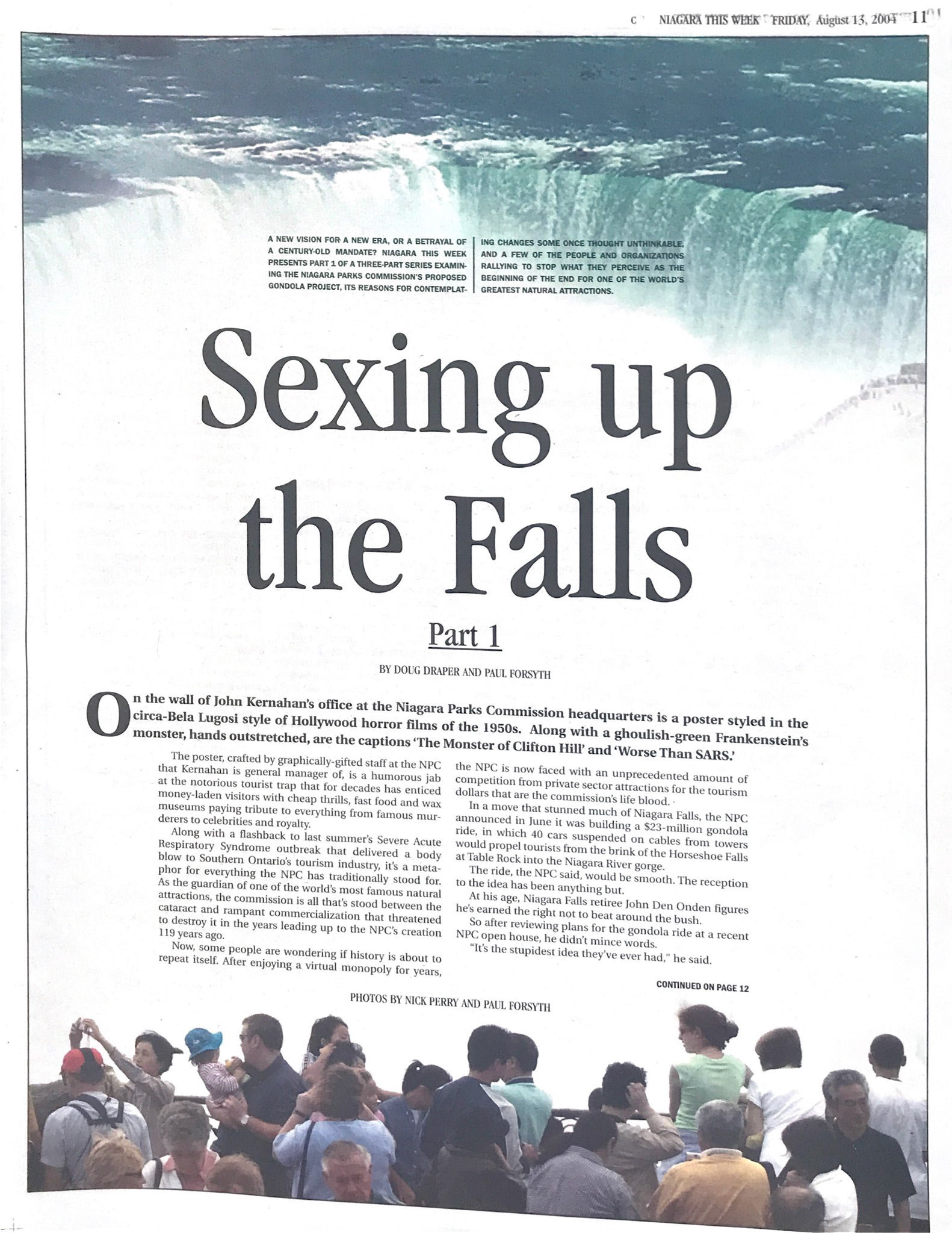 NIAGARA THIS WEEK FRIDAY, August 13, 2004