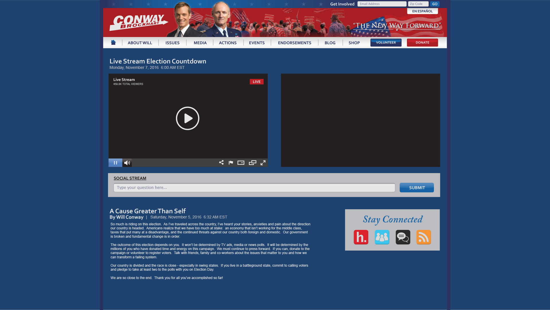 Political Website