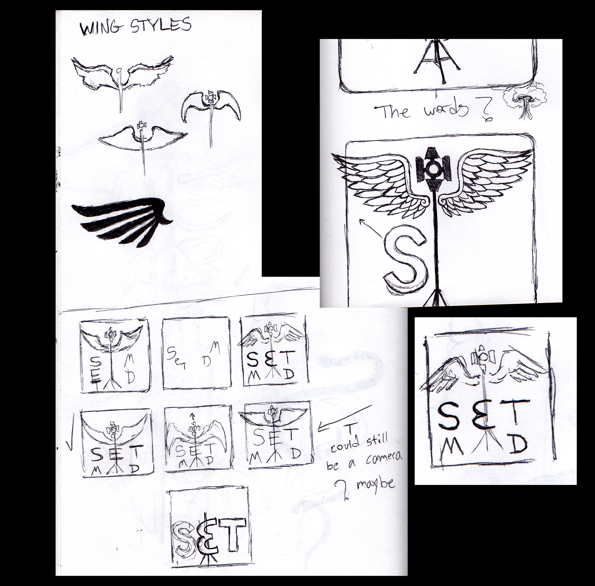 Set MD logo/graphics sketches