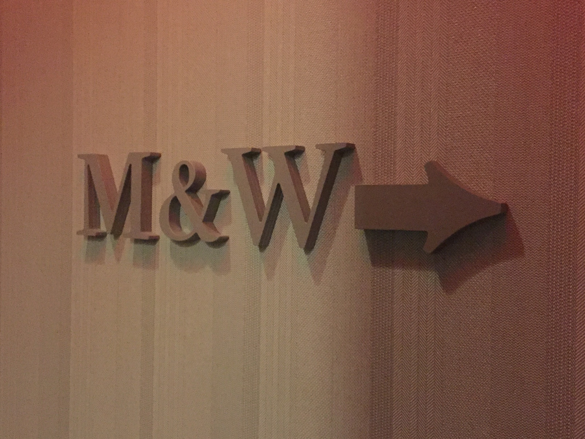 Bathroom directory sign final install