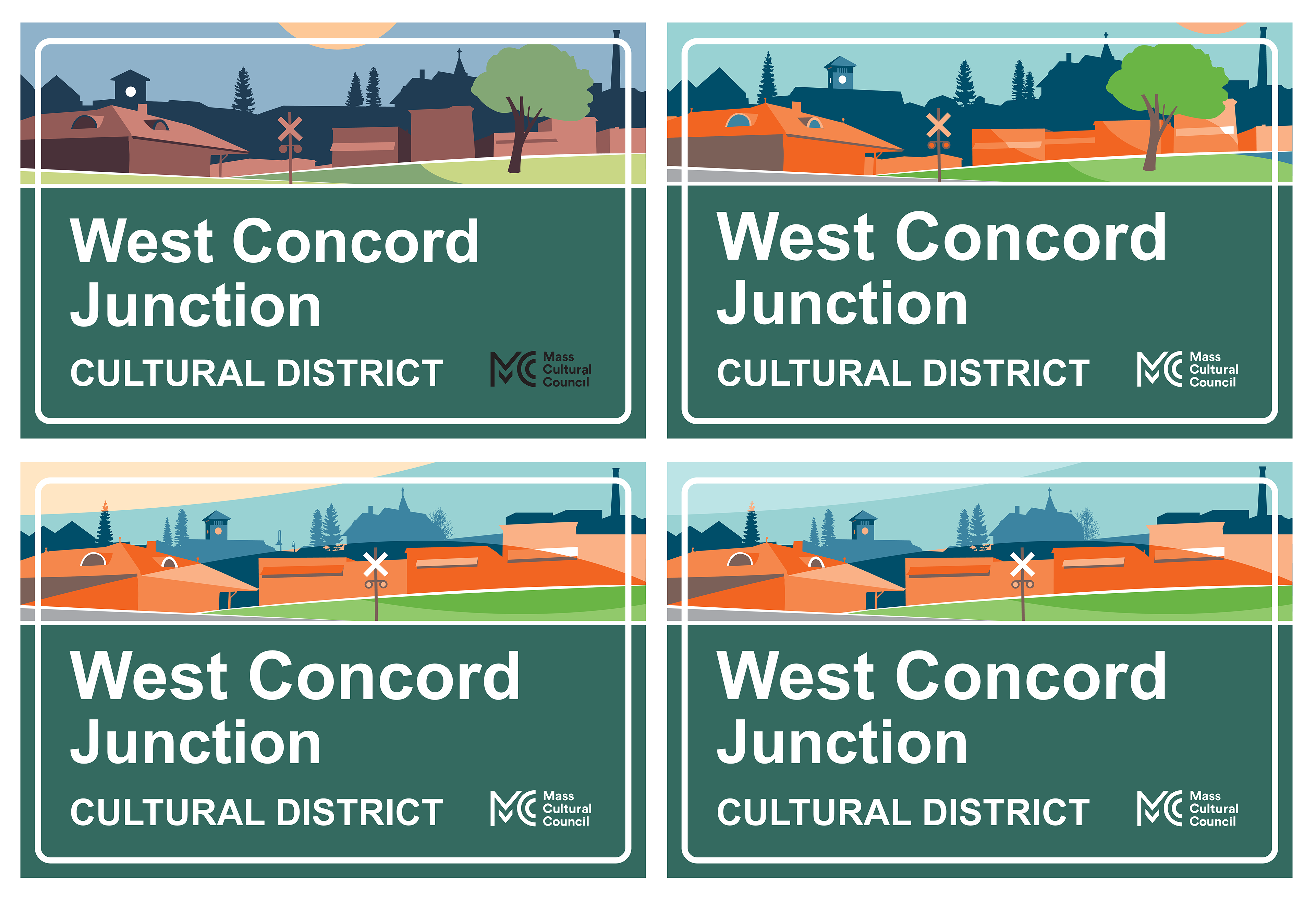 Round 4 of West Concord key visual designs