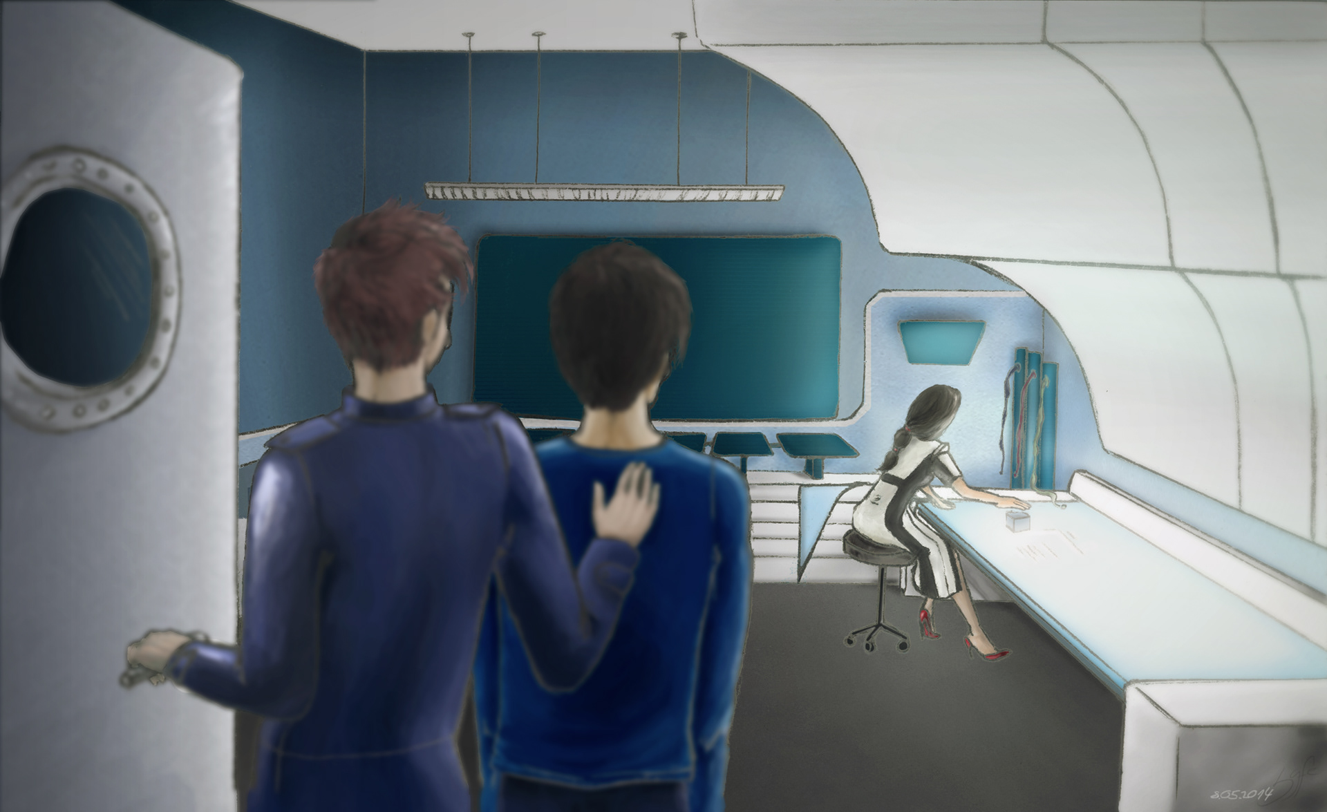 "Das Labor" (2014) Illustration: Vivien L. Frischkemuth