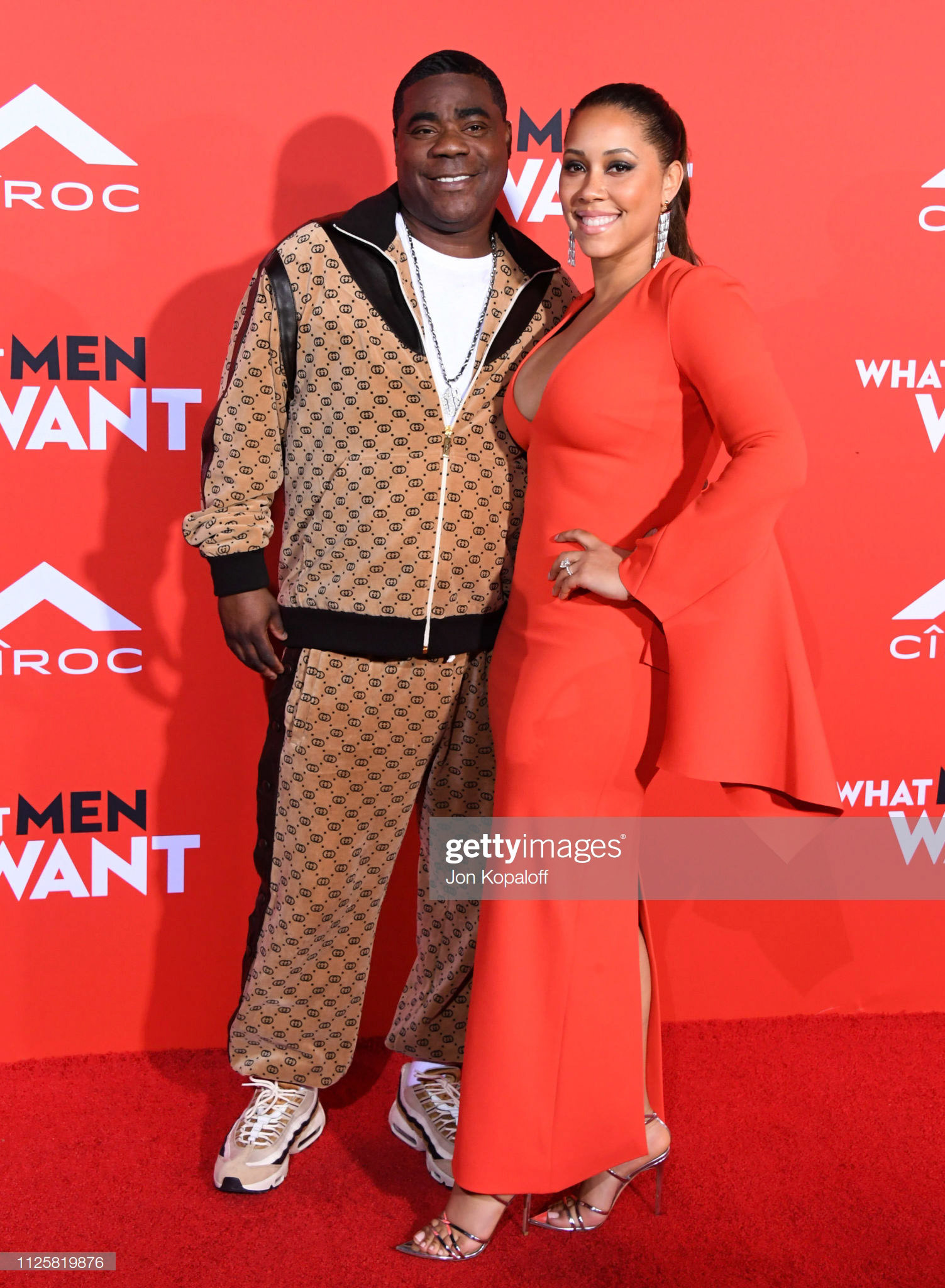WESTWOOD, CALIFORNIA - JANUARY 28:  Tracy Morgan and Megan Wollover attend Paramount Pictures' "What Men Want" Premiere at Regency Village Theatre on January 28, 2019 in Westwood, California. (Photo by Jon Kopaloff/FilmMagic)