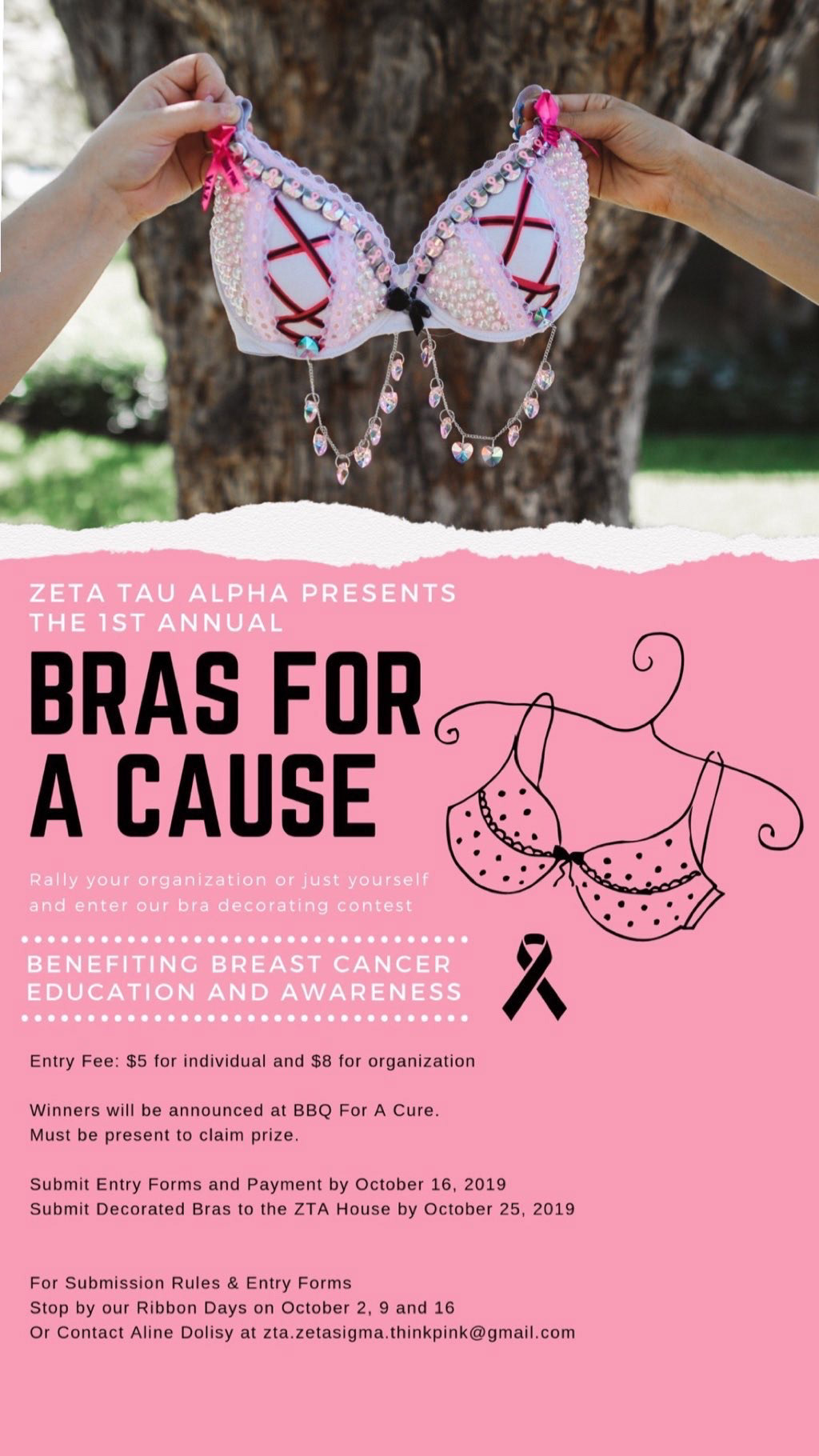 Annual Bra Decorating Contest seeks community participation