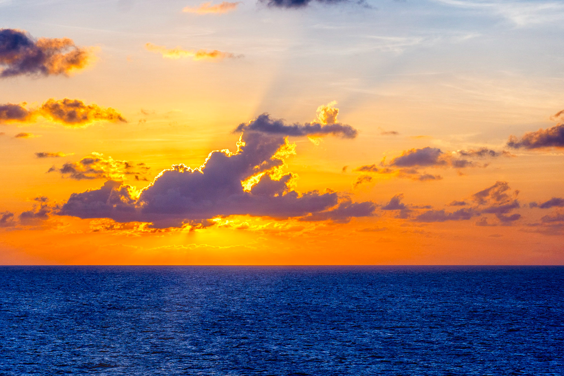 At Sea