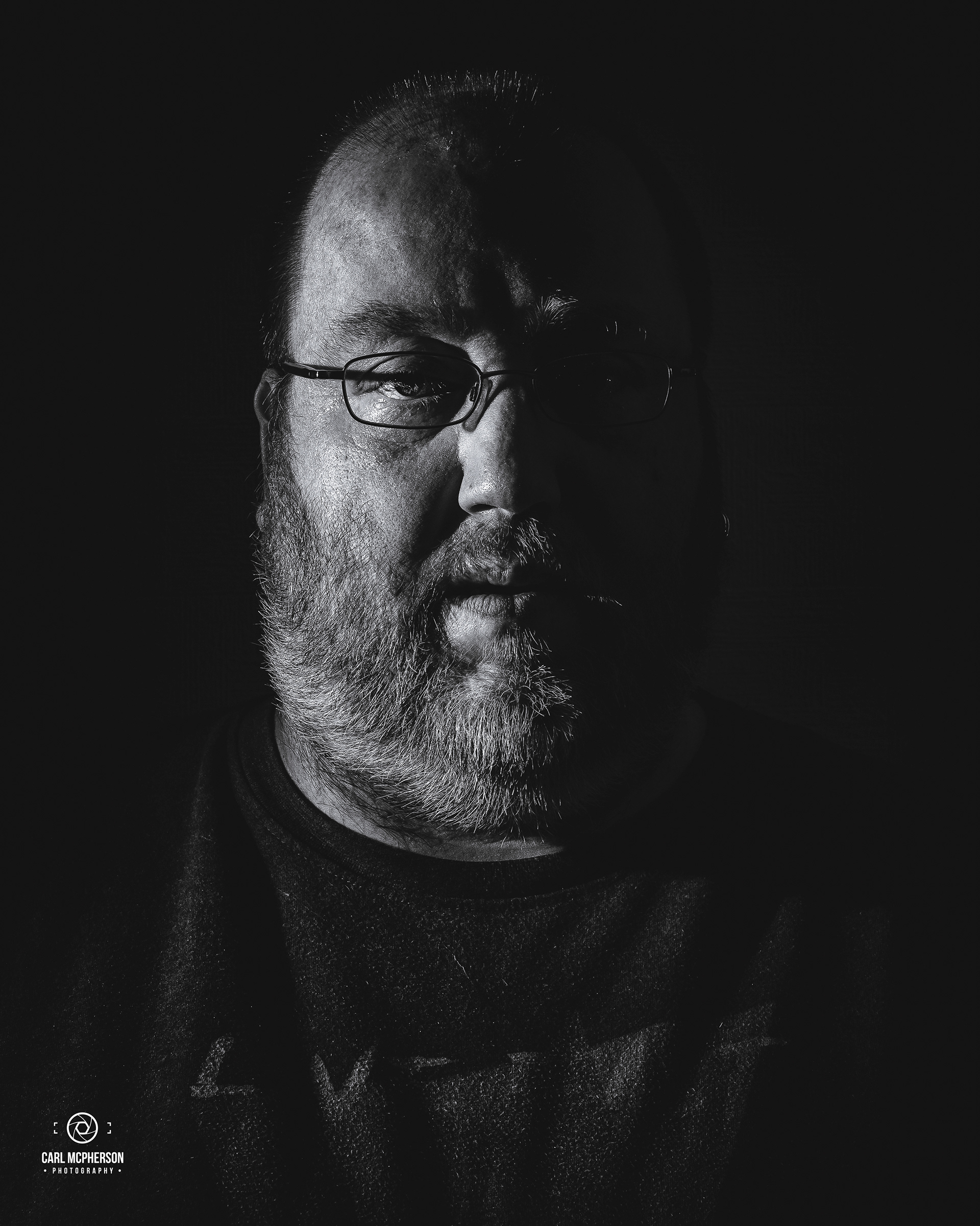 Week 18: Low Key! - Self Portrait