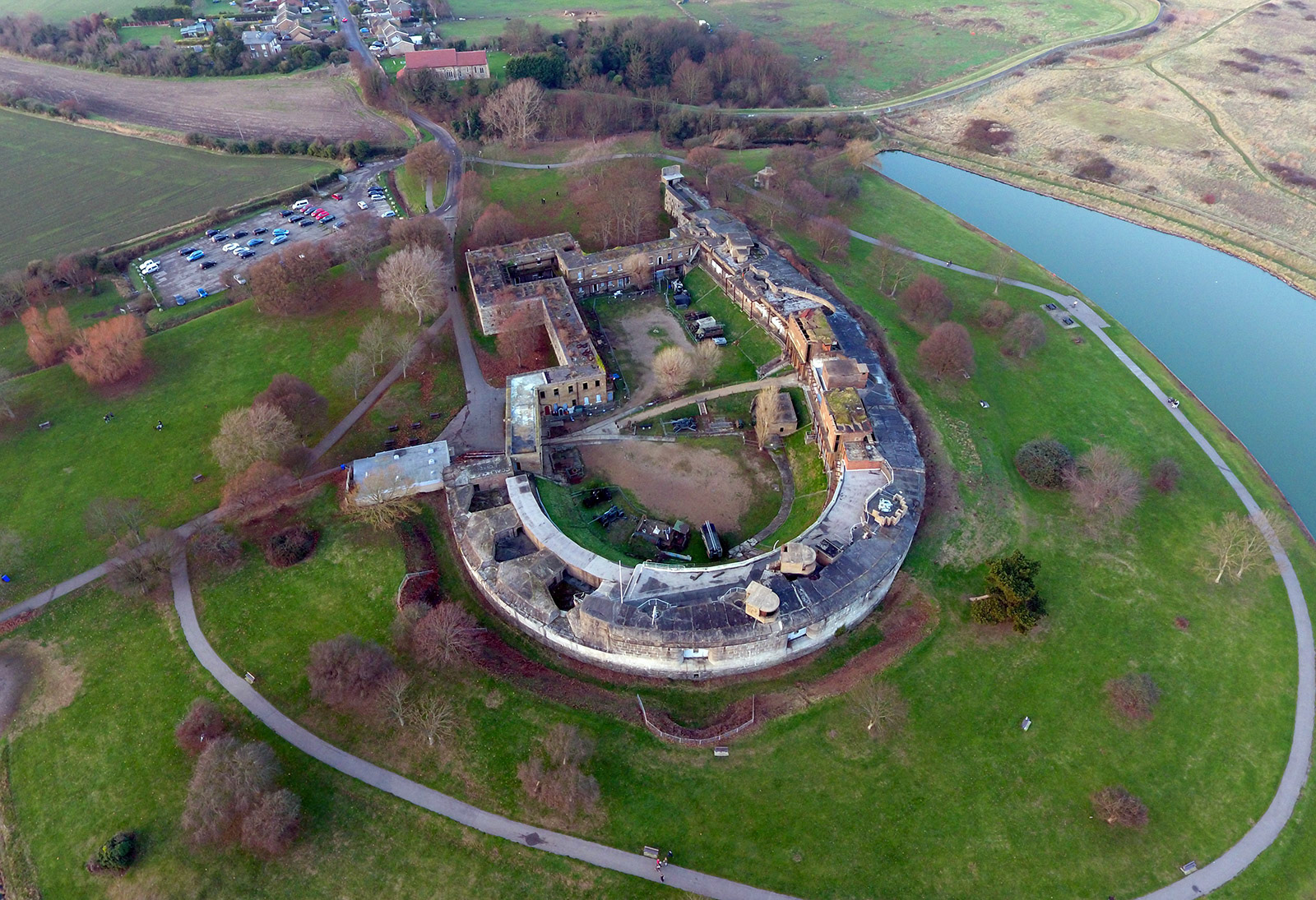 Coalhouse Fort, Tilbury, Essex, United Kingdom