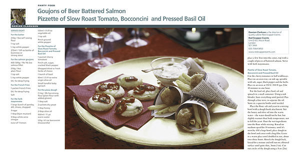 Fresh magazine recipe dps