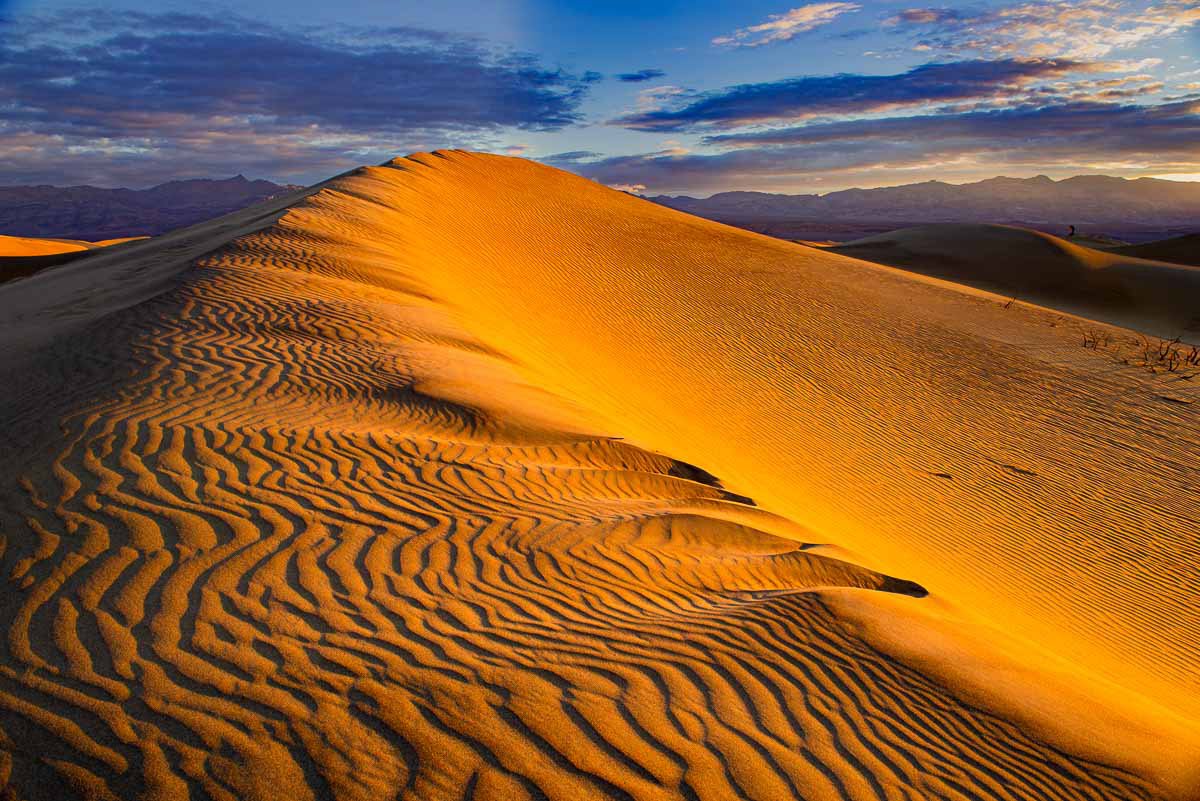 Mesquite Sand Dunes sunrise 2-Death Valley National Park