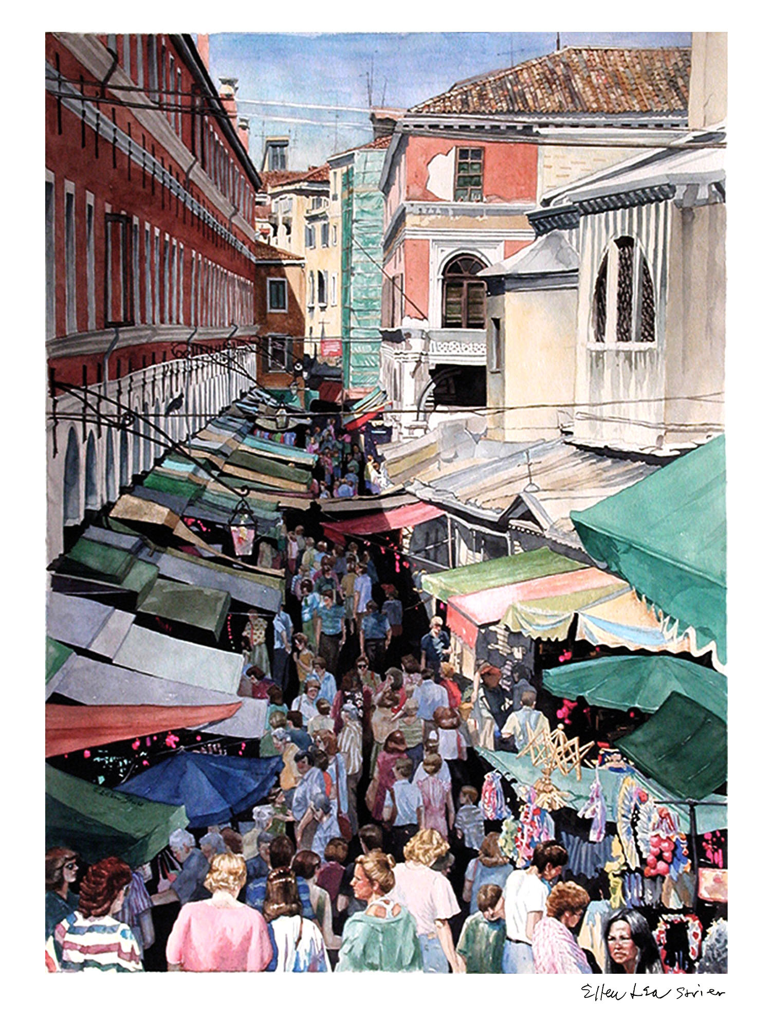 Rialto Bridge, Venice, Italy | Print from Original Watercolor