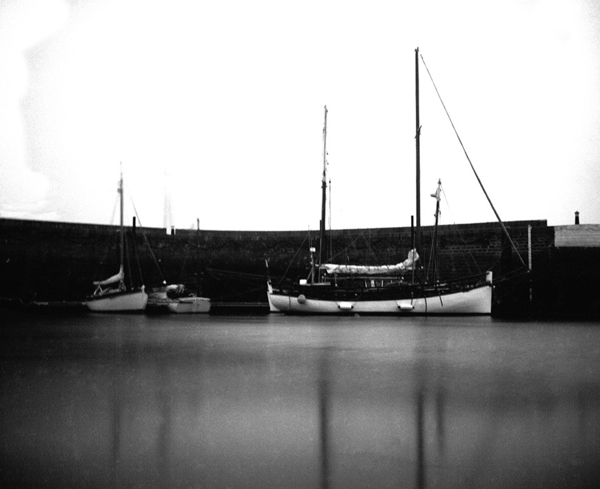 Port de plaisance de Cherbourg, France.