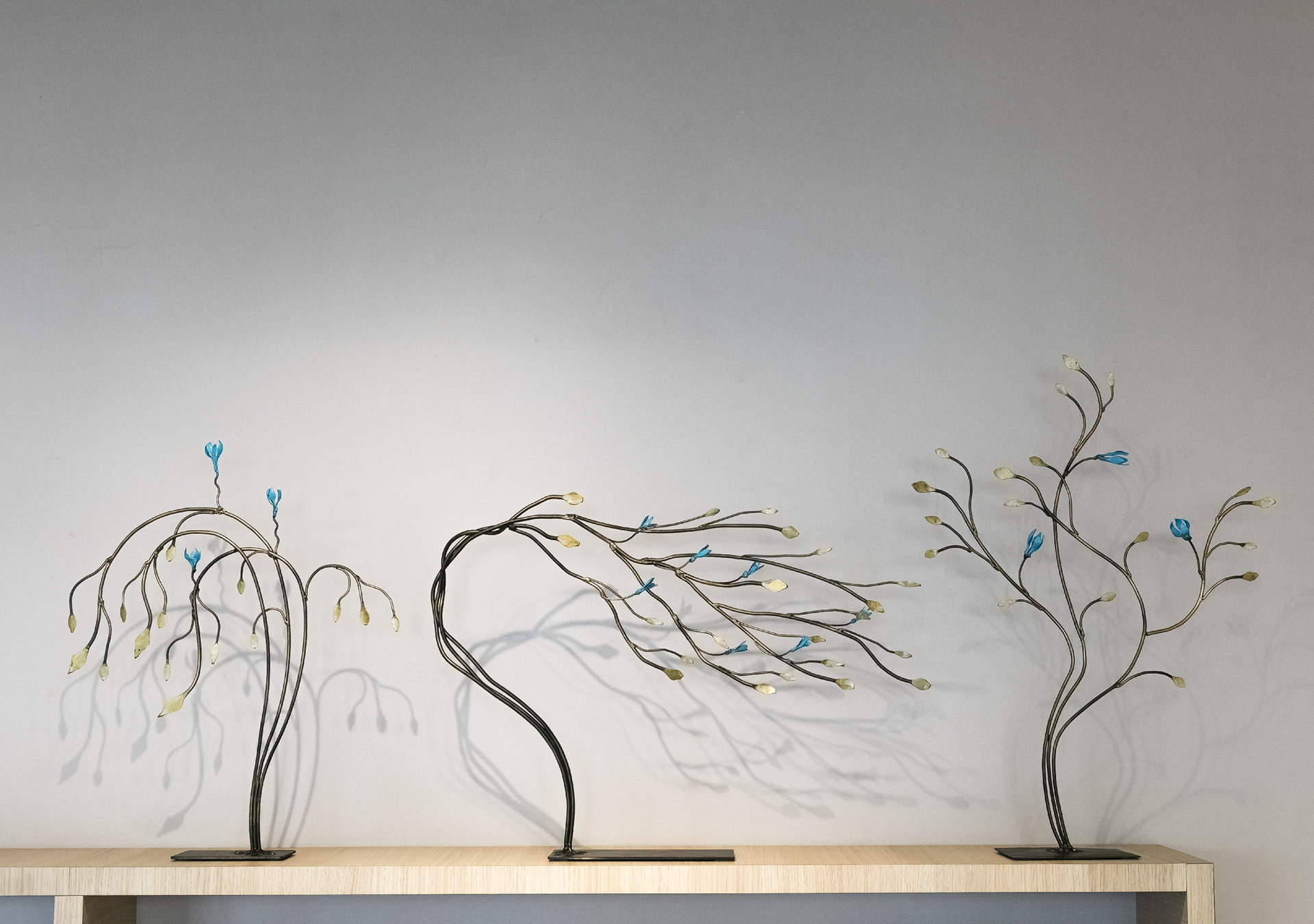 Sculptures arbres en métal - 450€