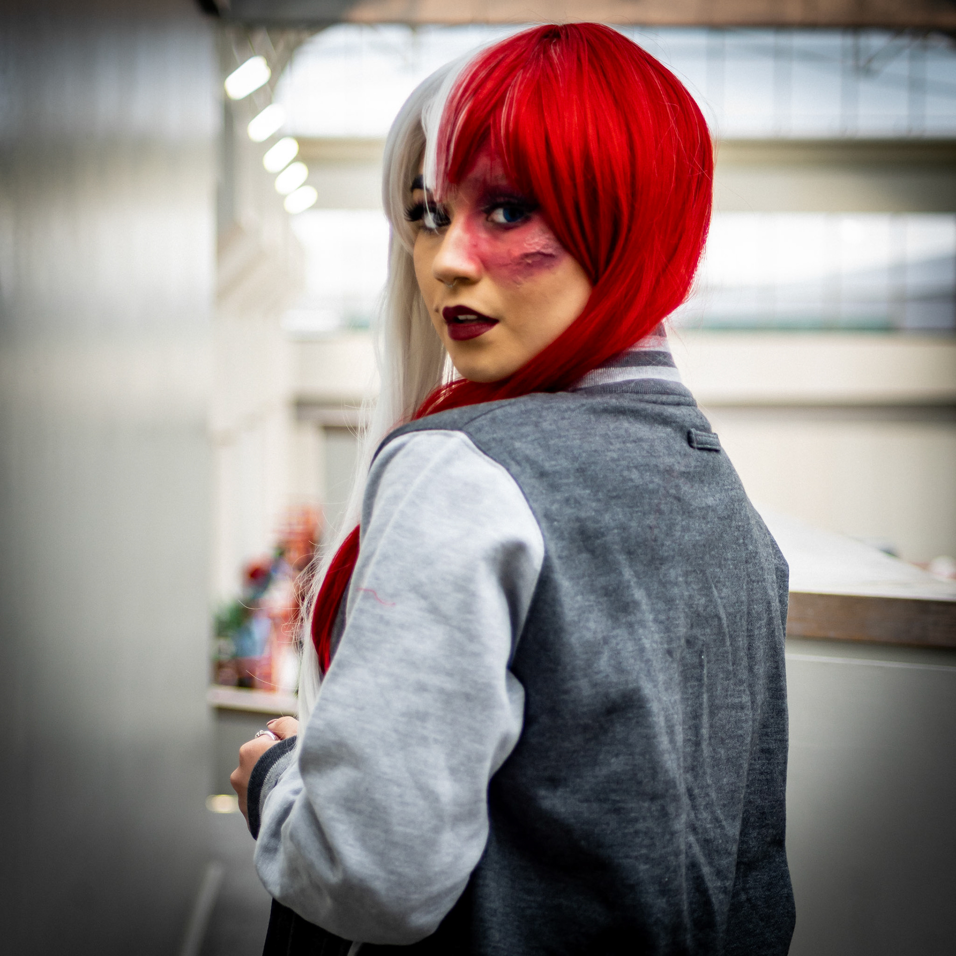 Shoto Todoroki (Source: My Hero Academia, Model IG: @sinningwolf_cosplay)