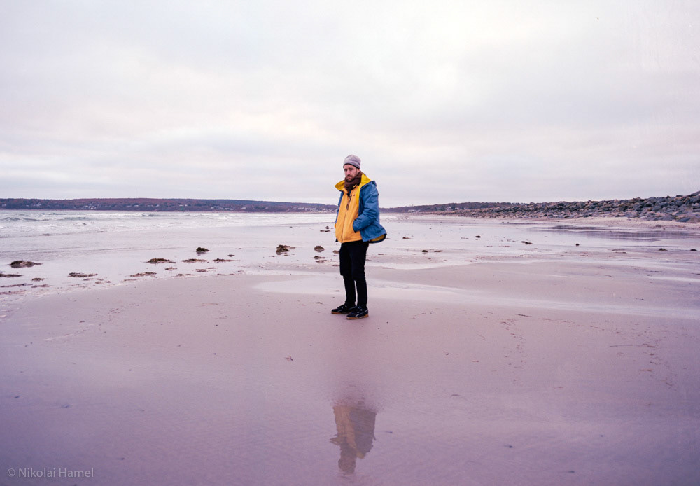 On the Beach | Pentax 645N, Kodak Ektar 100-120. 35mm F5.6, 1/20" Overexposed by 1/3 of a stop.