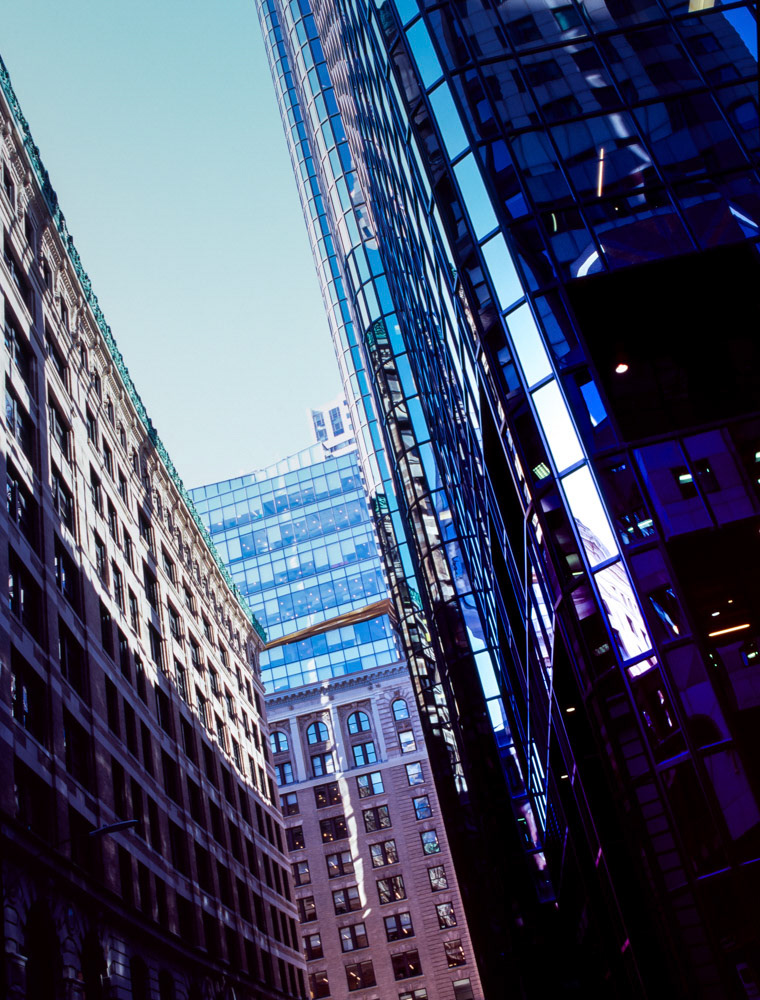 Towering | Pentax 645N, Fuji Velvia 100-120, F8, 1/250", Double Exposure