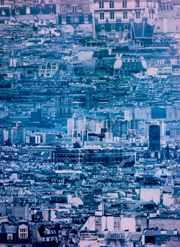 From Montmartre | Pentax 645N, Fuji Provia 100-120, Double Exposure, GND