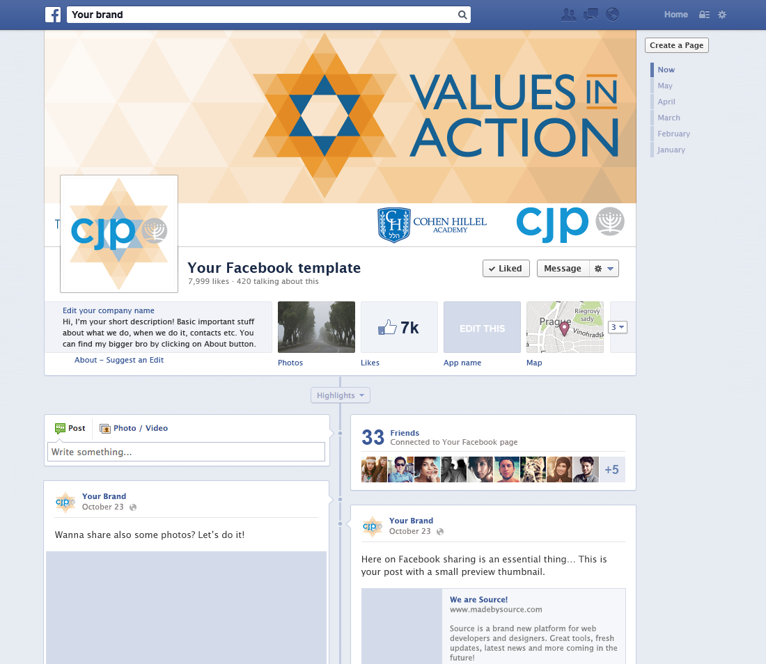 Facebook page banner