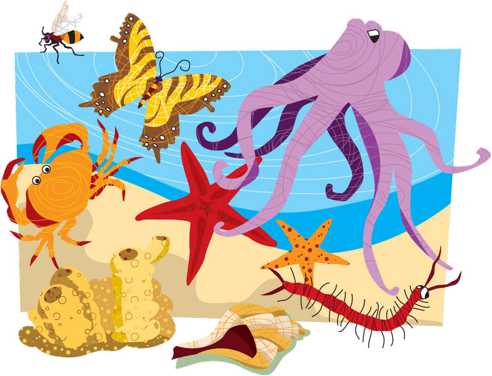 ilustración para libros de texto 
