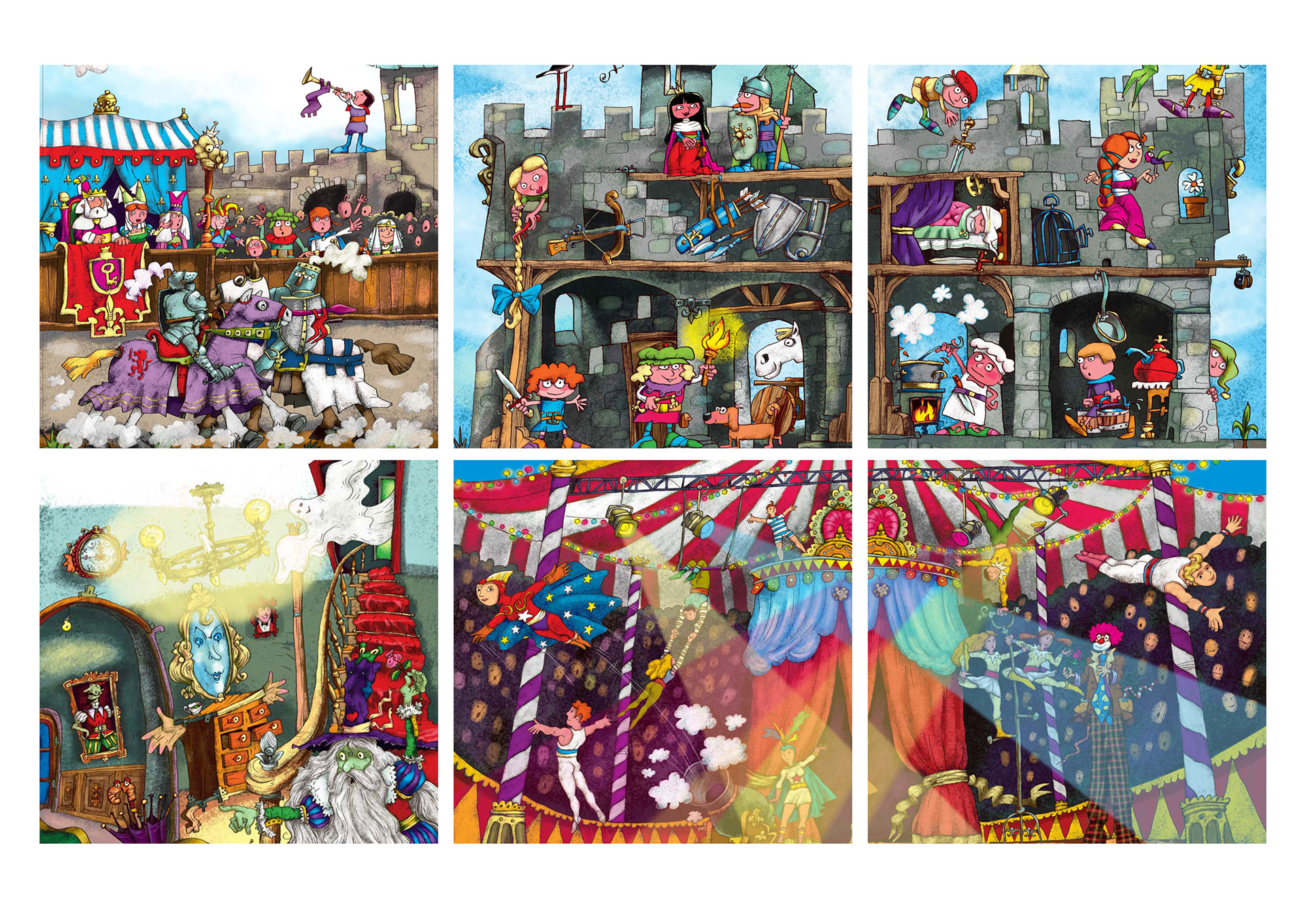 ilustración para libros pop-up