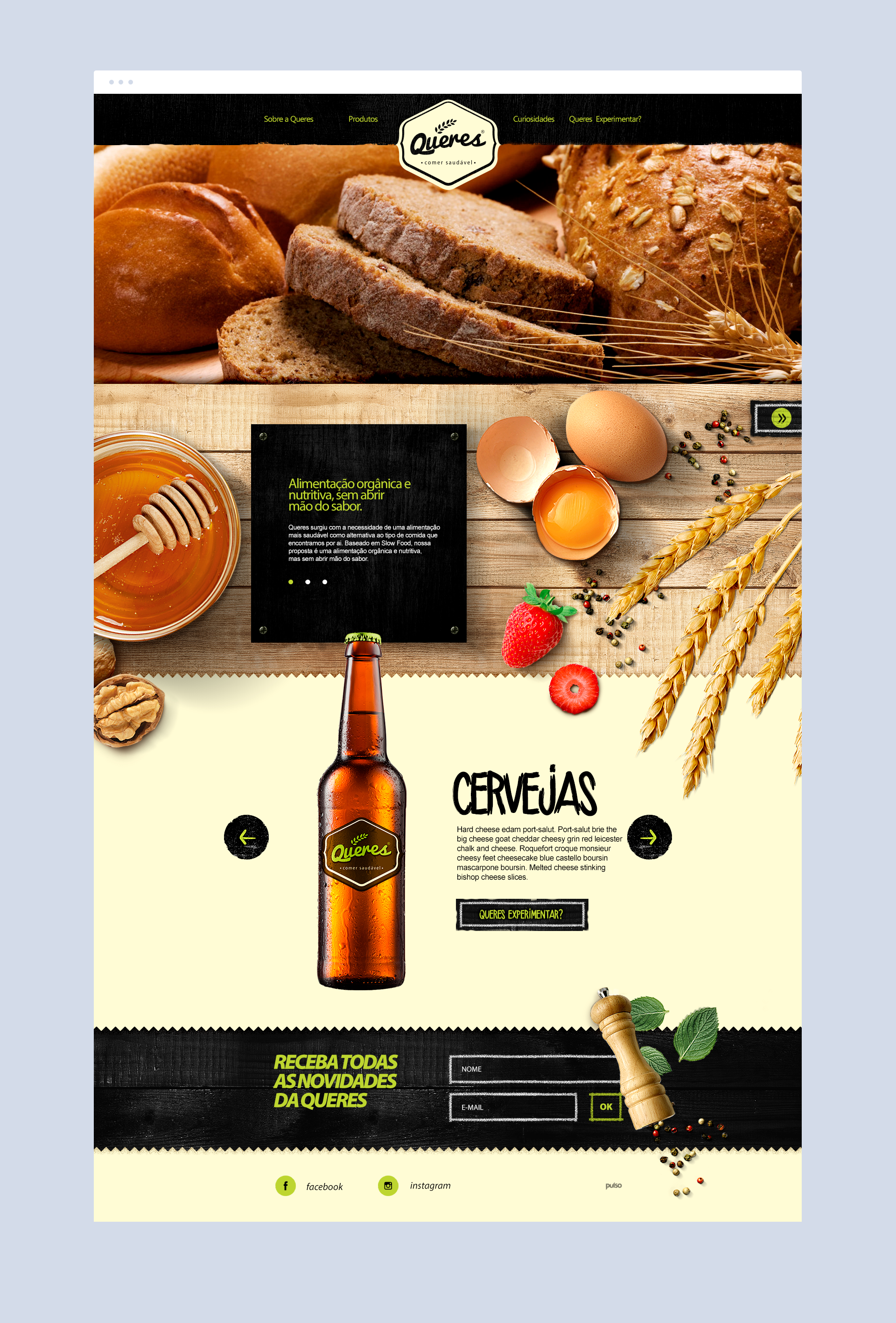 Queres - Landingpage