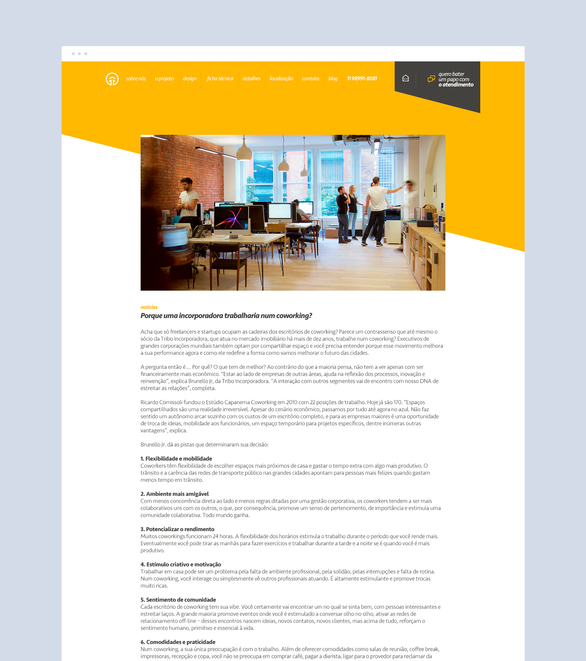 Tribo Inc. - Blog interna