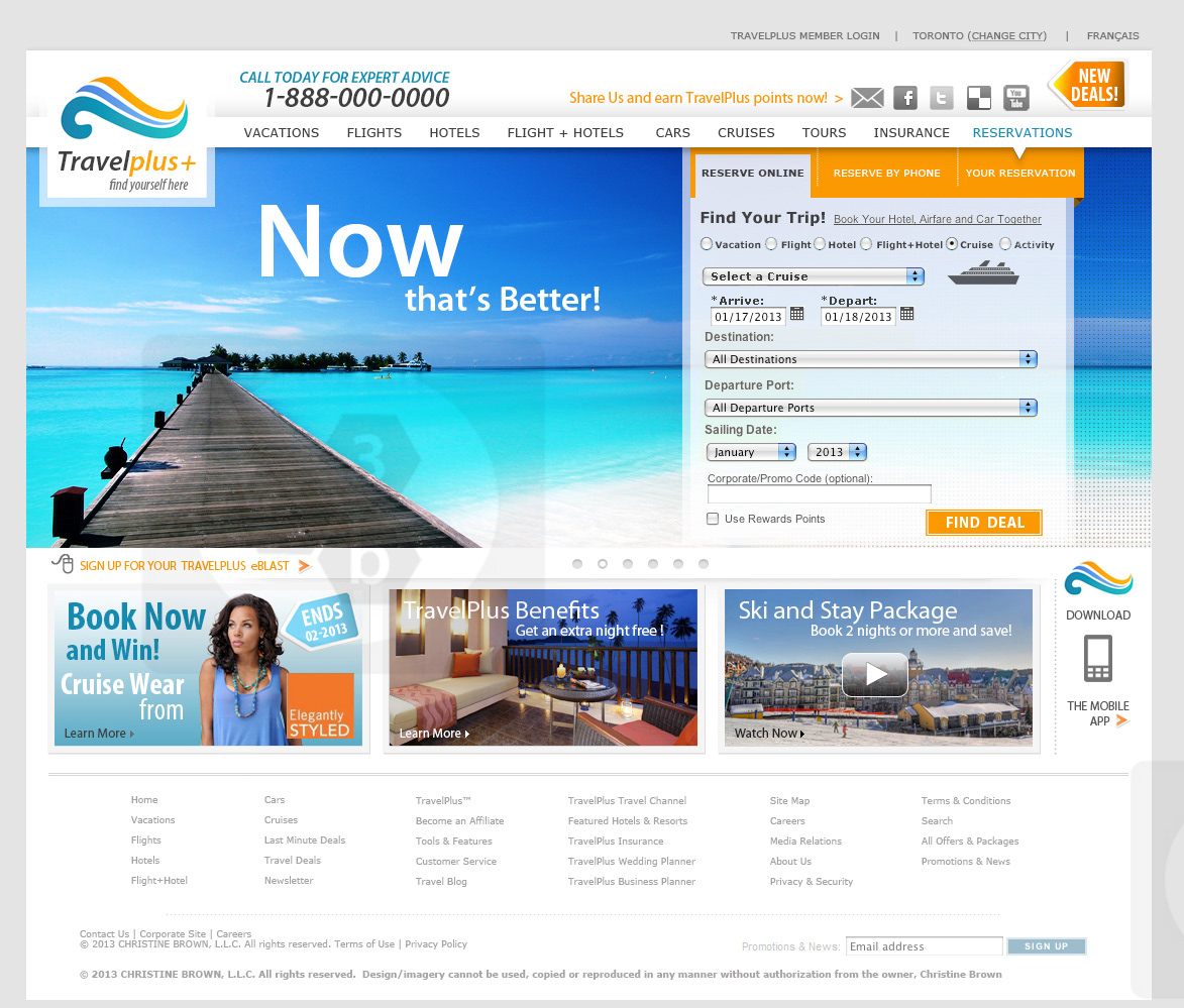 Chris brown - Travel Website