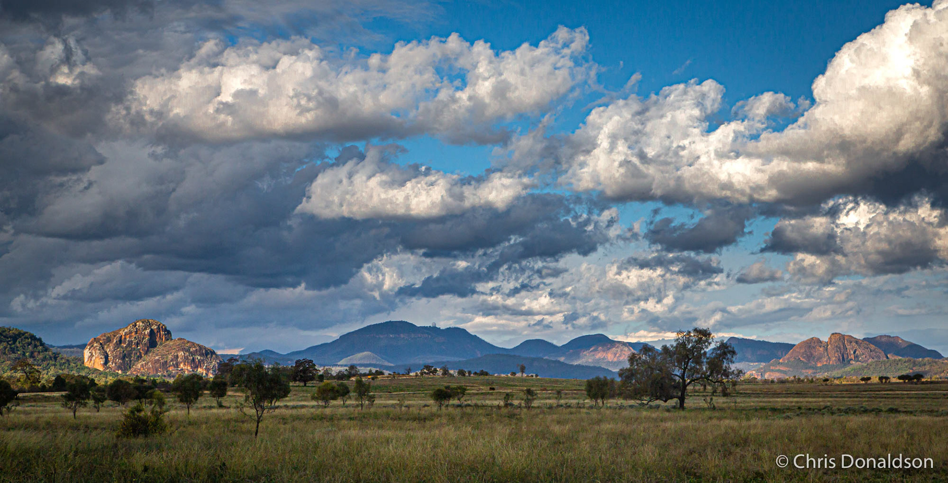Warrumbungles Late Afternoon (watercolour print)