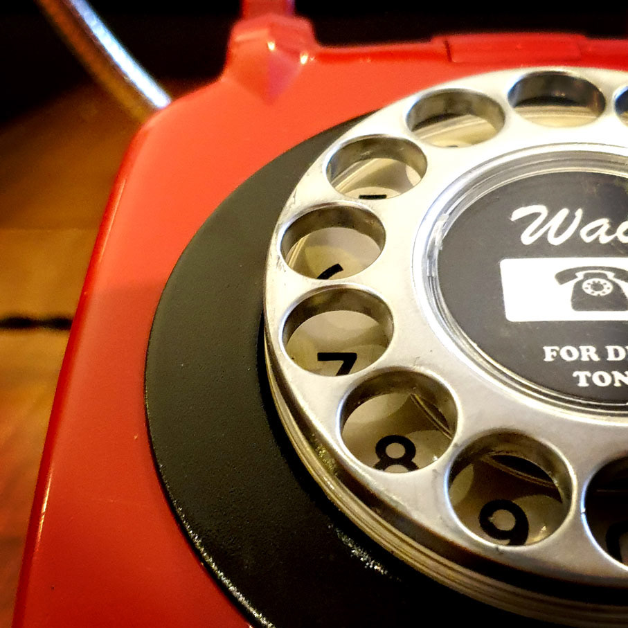Upcycled Retro Vintage GPO 1960s Rotary Telephone Lamp