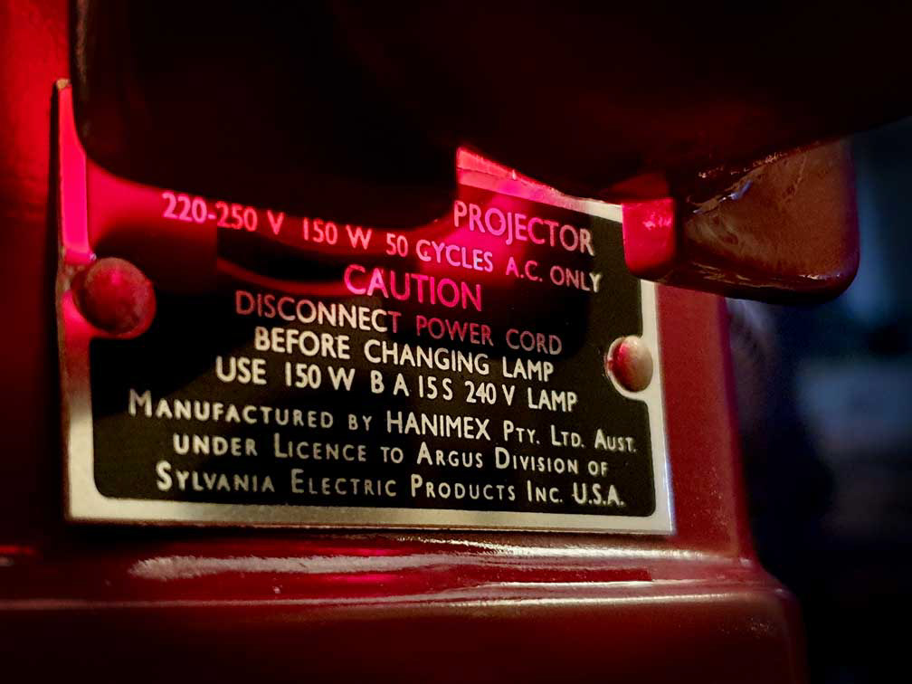 Old vintage projector