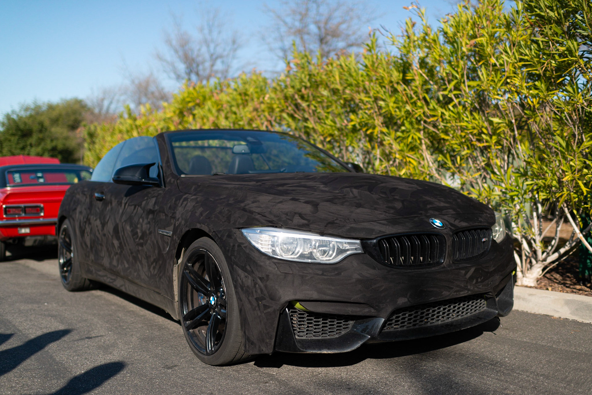 Suede BMW M4 Convertible