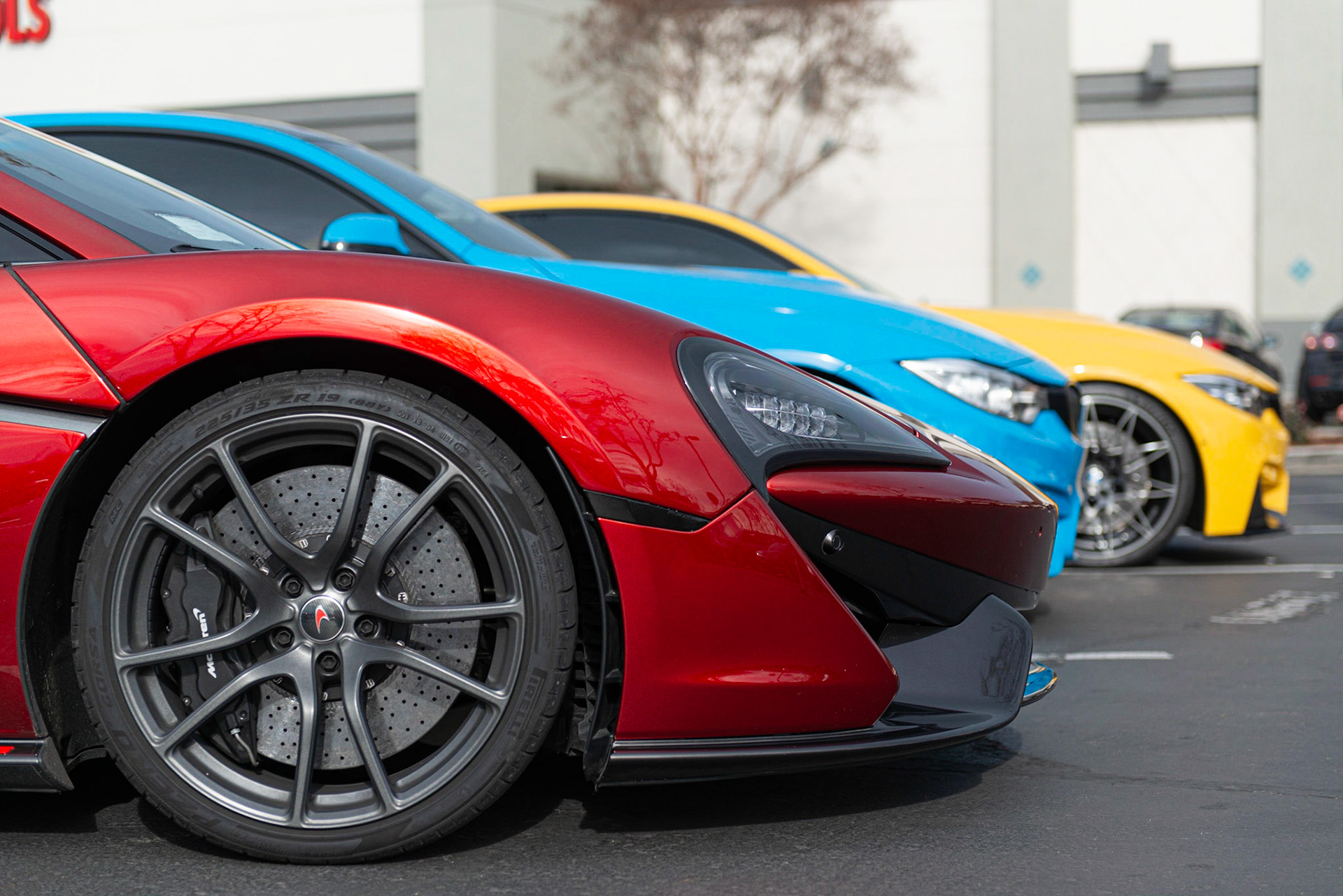 BMWs and McLaren 750s