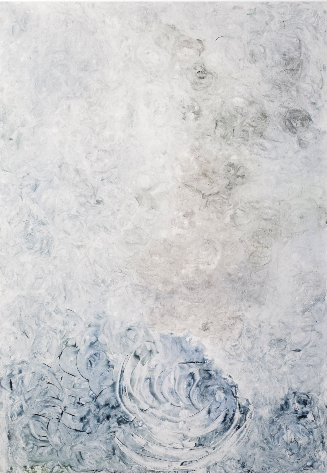Movimento I - Olio su pergamena -97x67cm