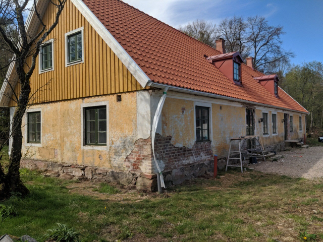 Rivning av lös puts