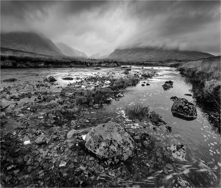 Rannock Moor - Monochrome
