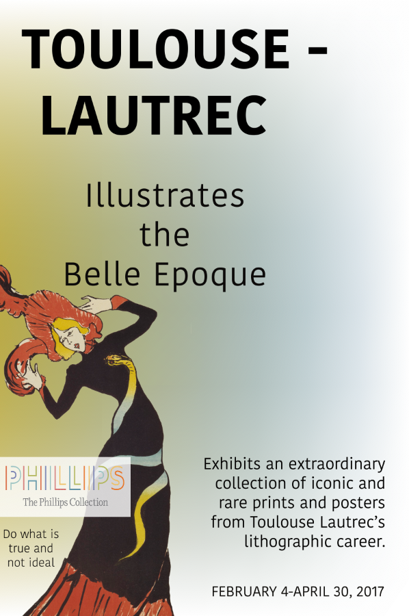 The Phillips Collection Toulouse Lautrec rendition poster