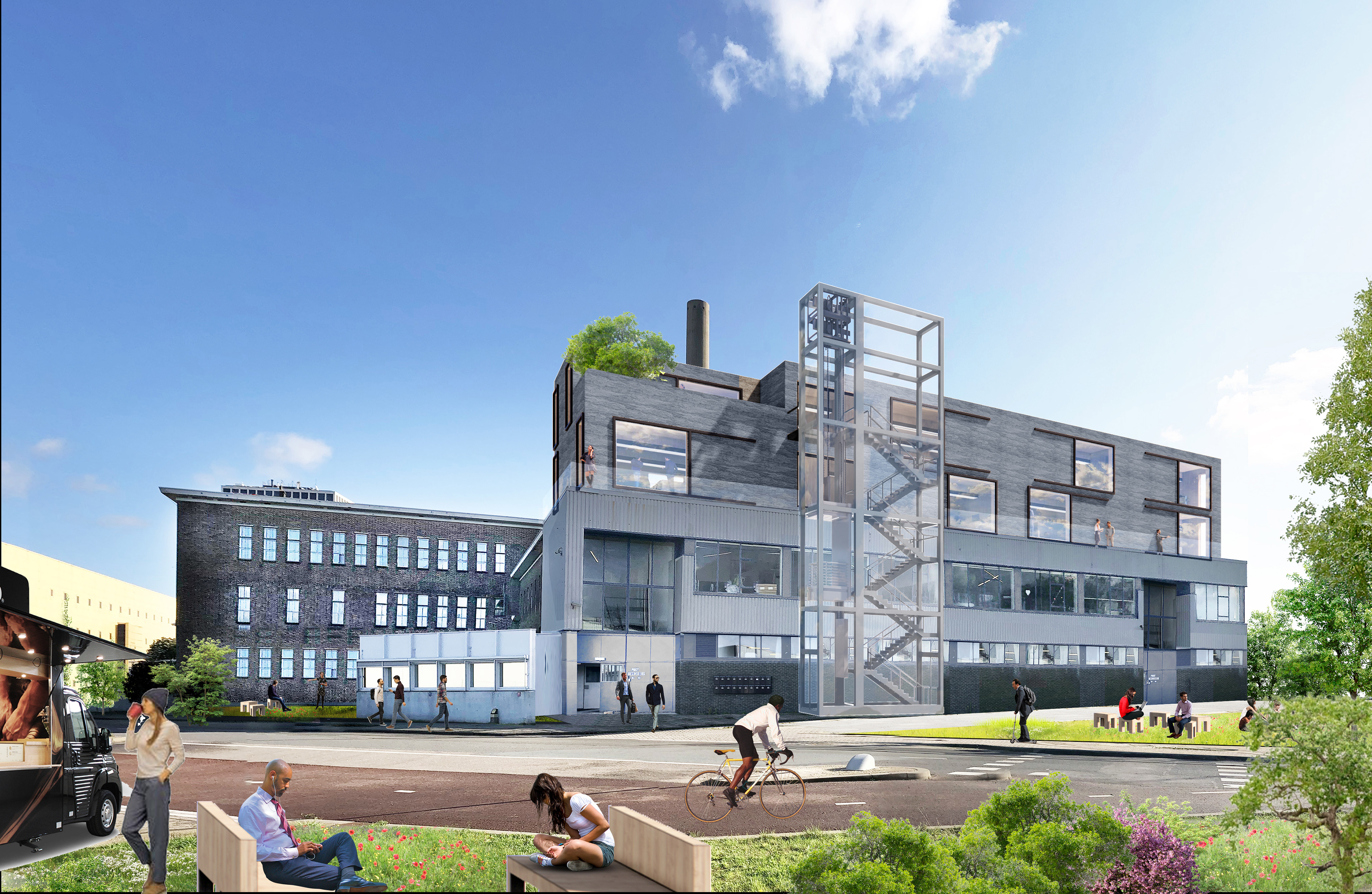 Roof extension Steur Building, Rotterdam