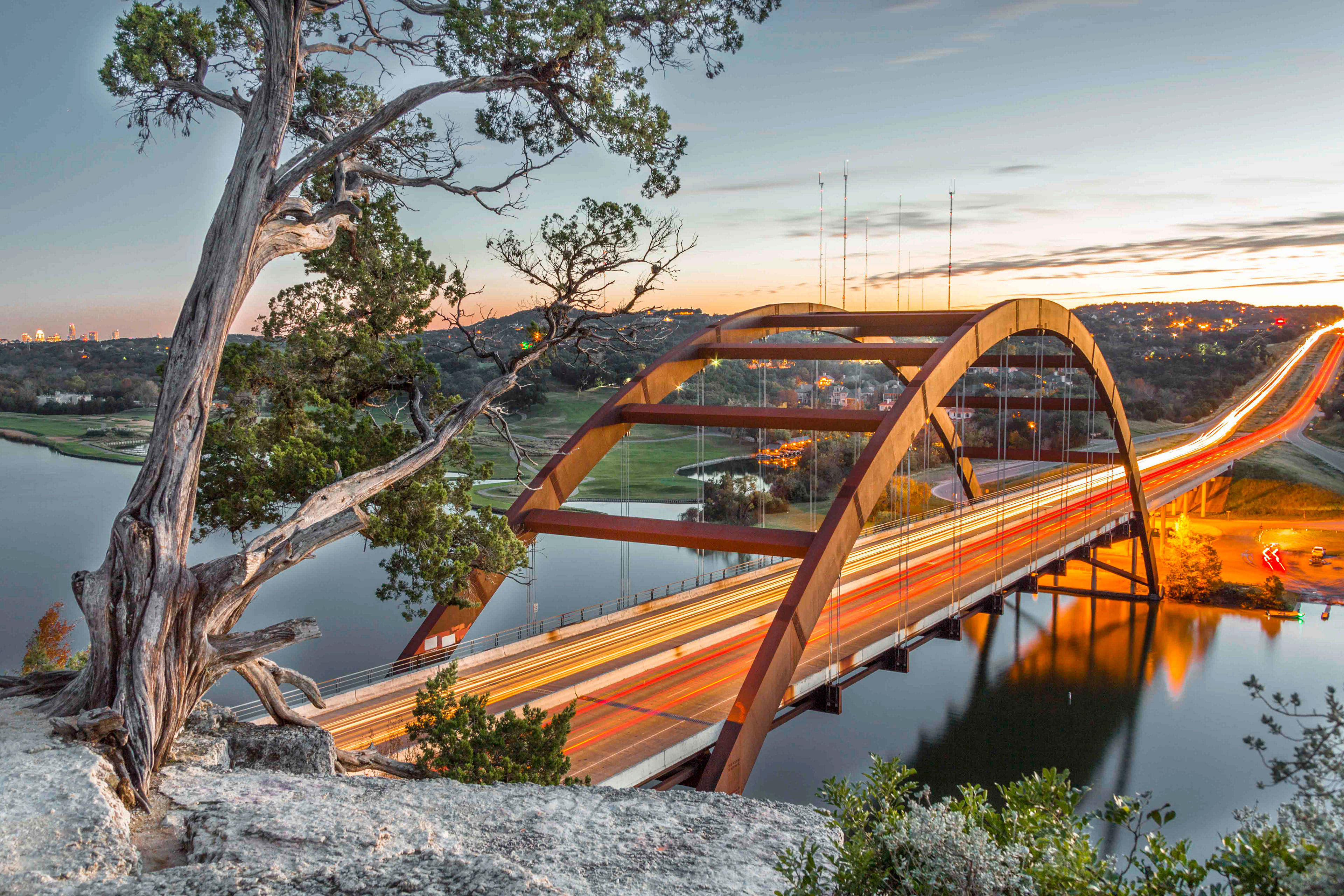 The Pennybacker Bridge, Austin, TX, USA