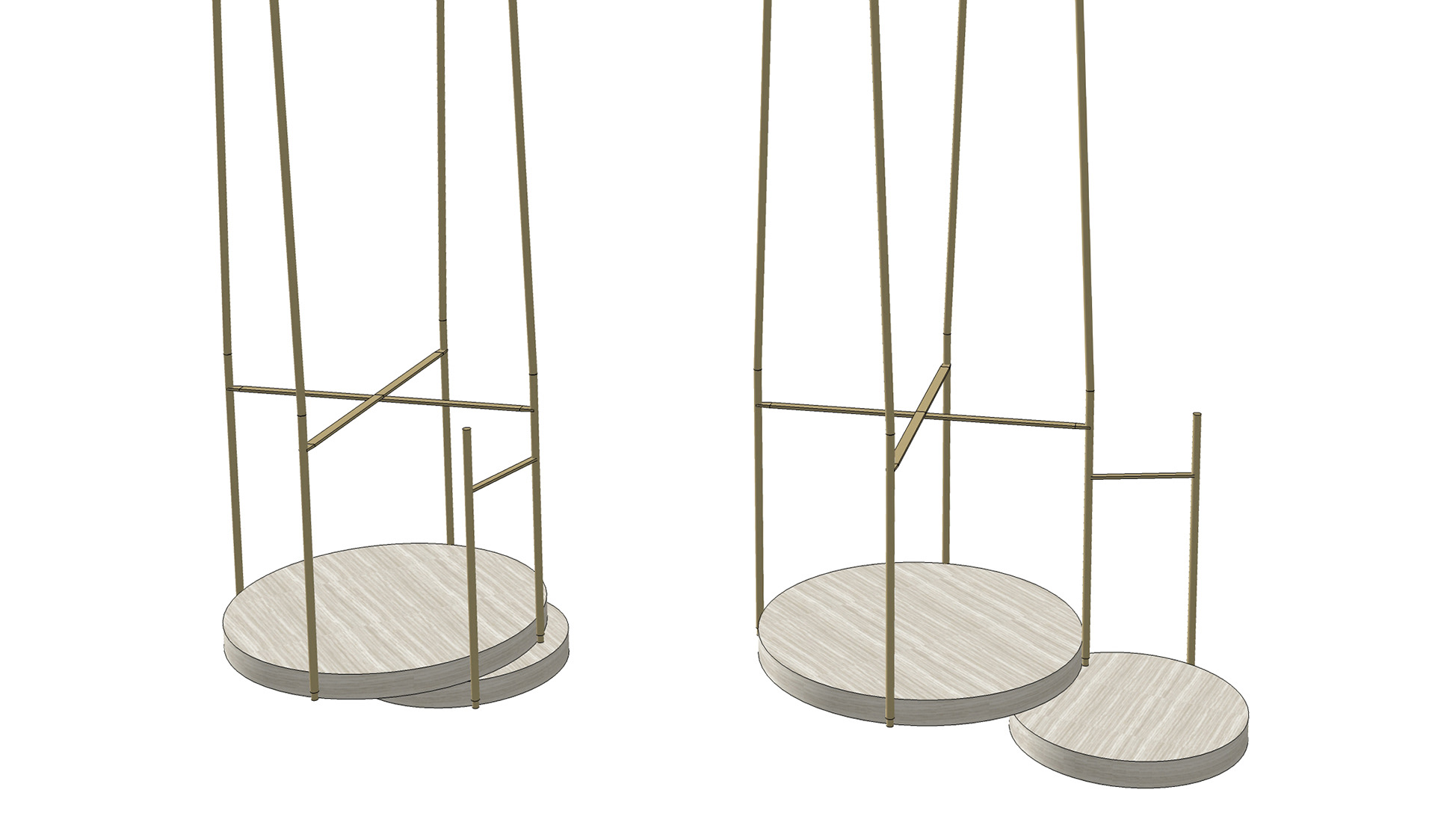 Special hanging display furniture
