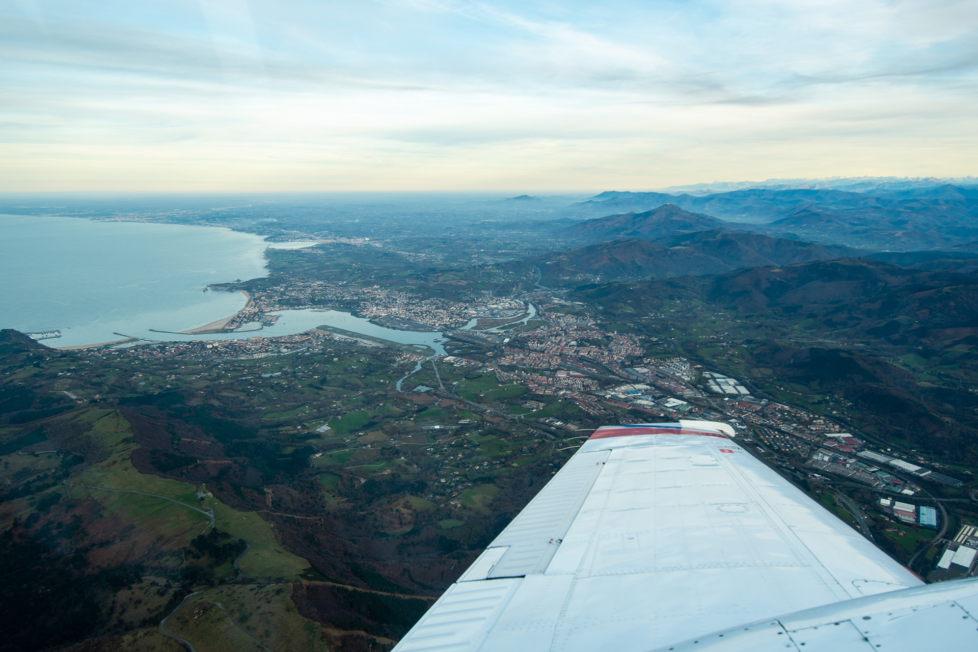 Holding over San Sebastian