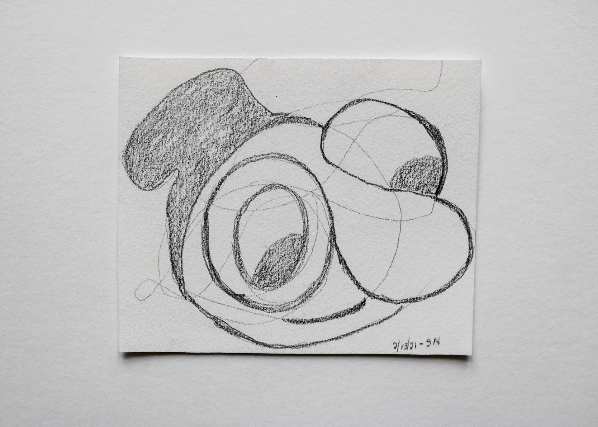 Charcoal on White Card Stock / 7 x 6 in / $60