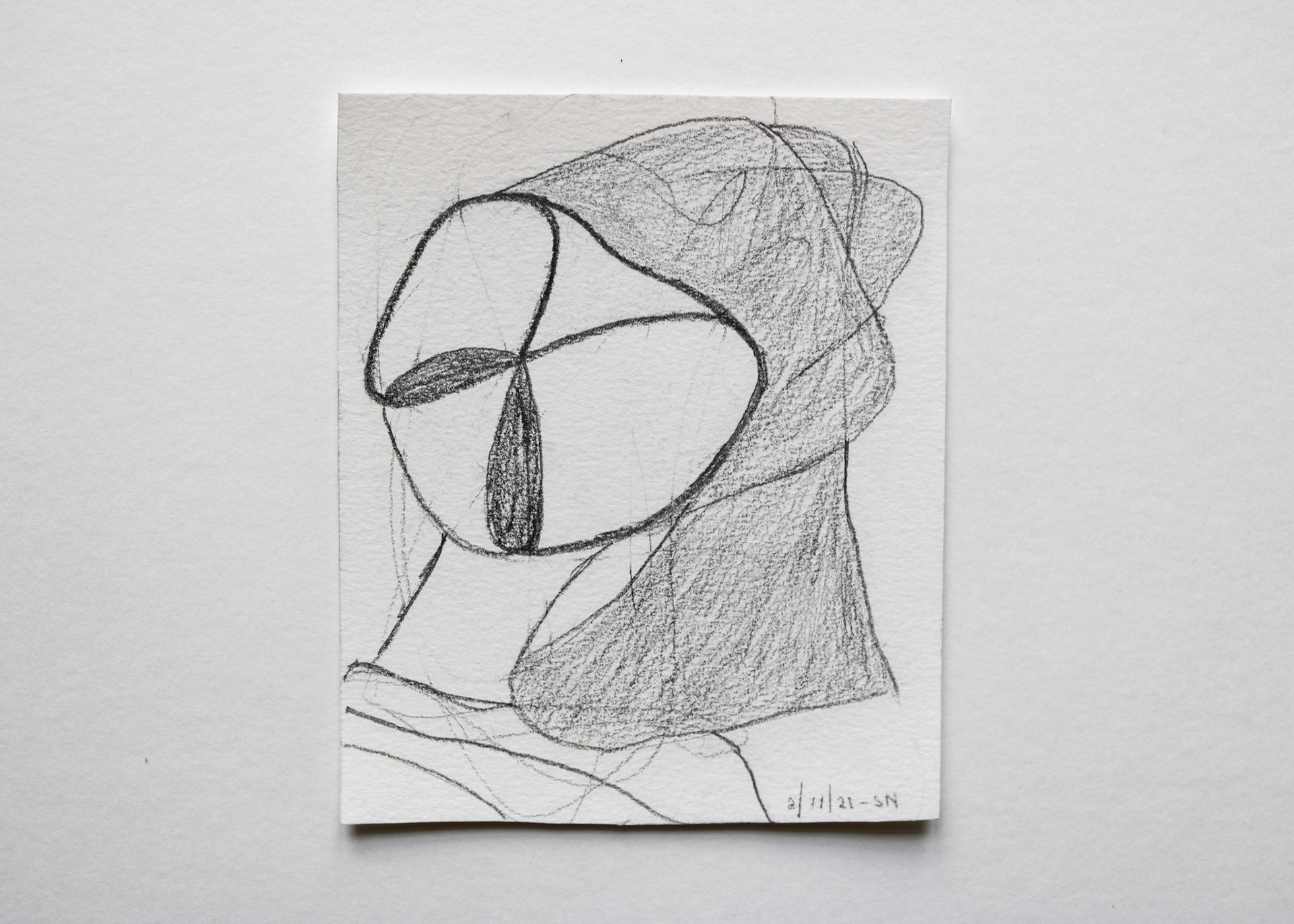 Charcoal on White Card Stock / 6 x 7 in / $60