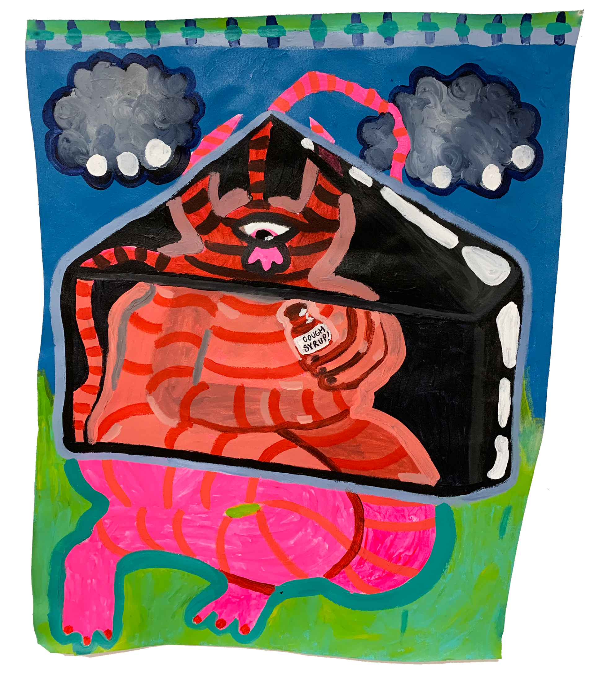 alli smith, "Cough Syrup!" 2021 (@allis_myth)