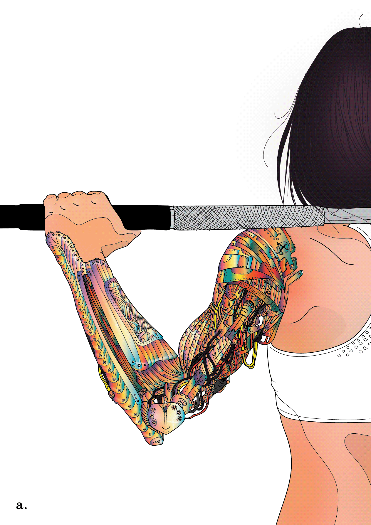 a.design - Illustration: Bionic arm