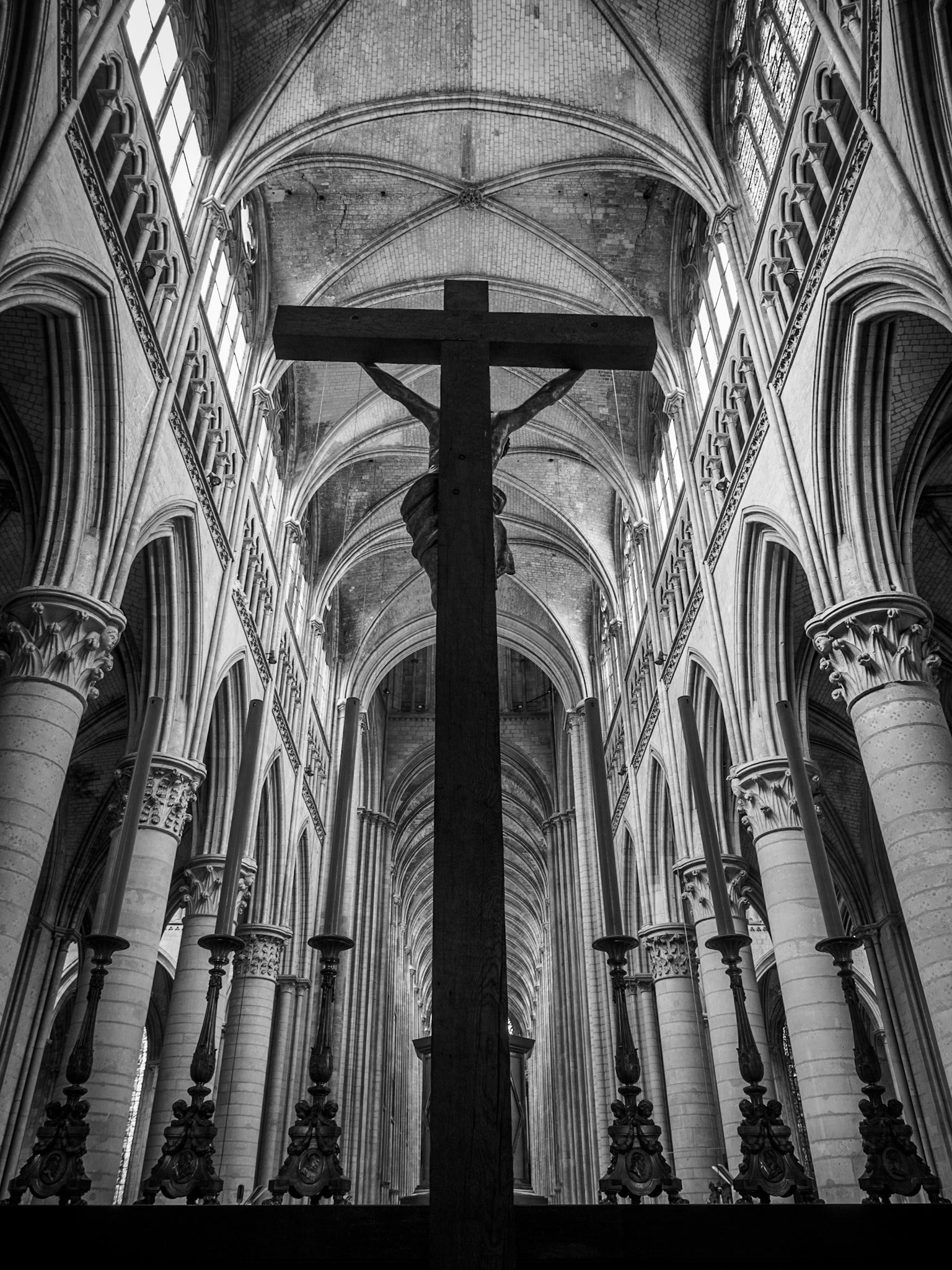 Innenansicht der Kathedrale von Rouen