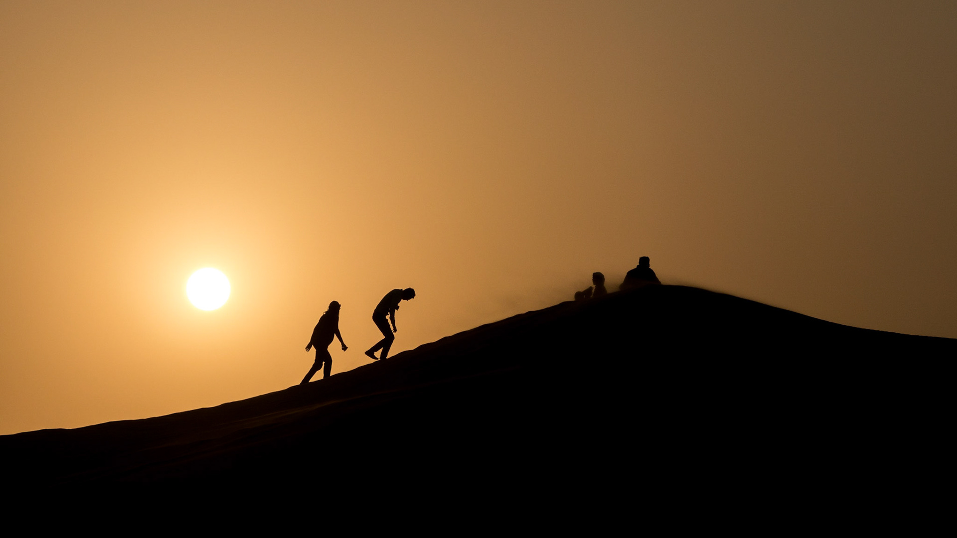 Düne in der Wüste von Dubai